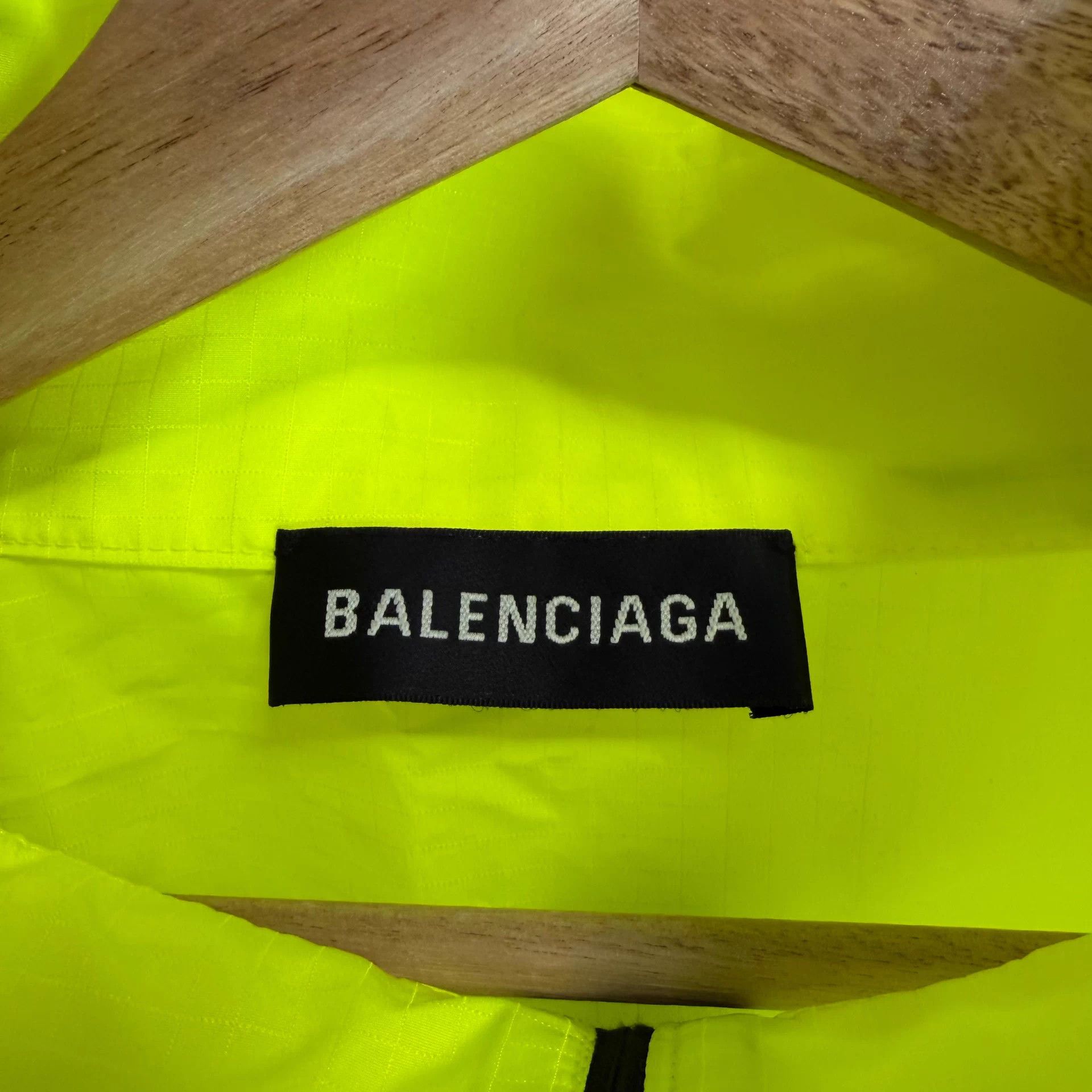 Balenciaga Balenciaga colorblock logo jacket men's 40 yellow Size US XXS / EU 40 - 4 Thumbnail