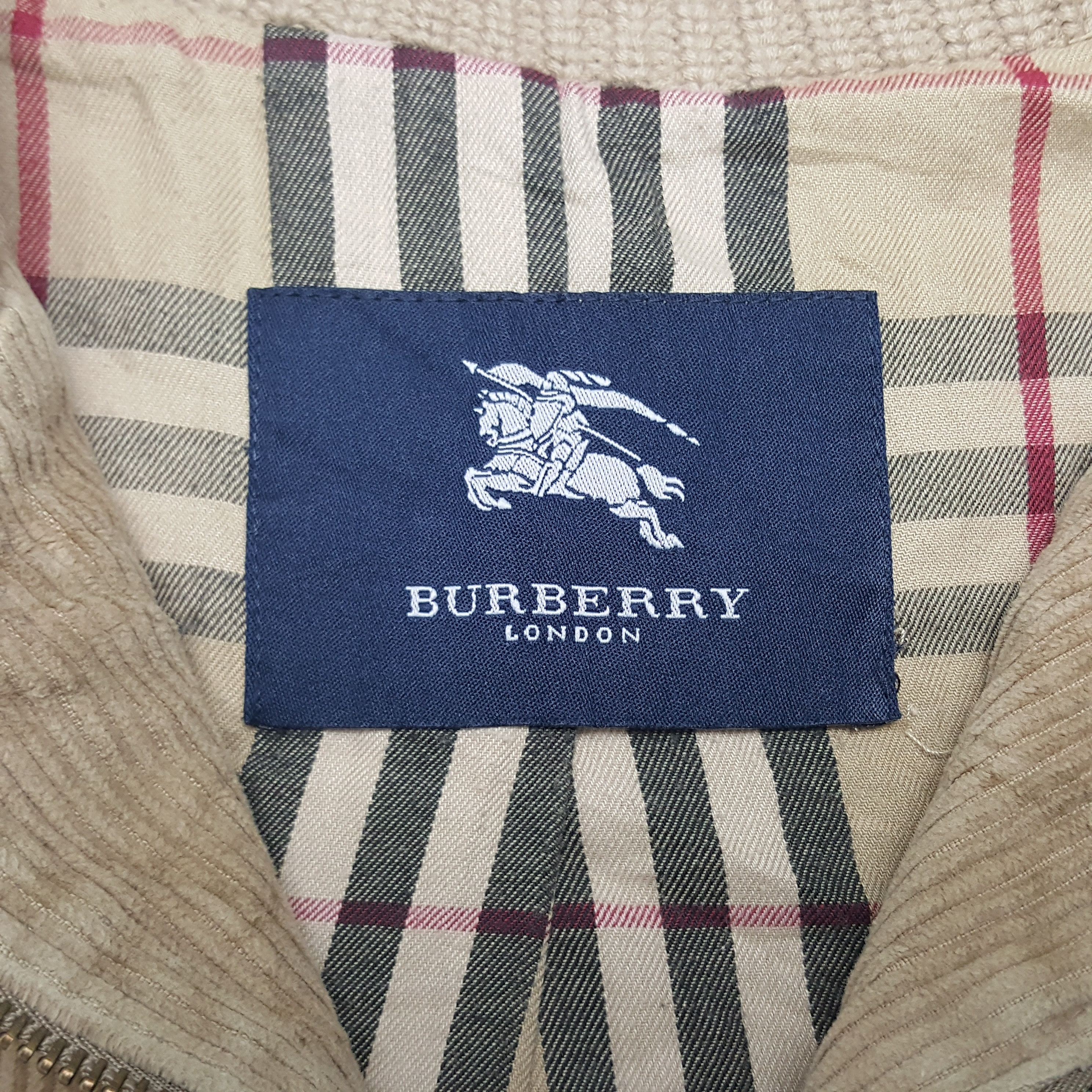 Burberry × Vintage Vintage Burberry London Nova Check Corduroy Jacket Size US XL / EU 56 / 4 - 5 Thumbnail