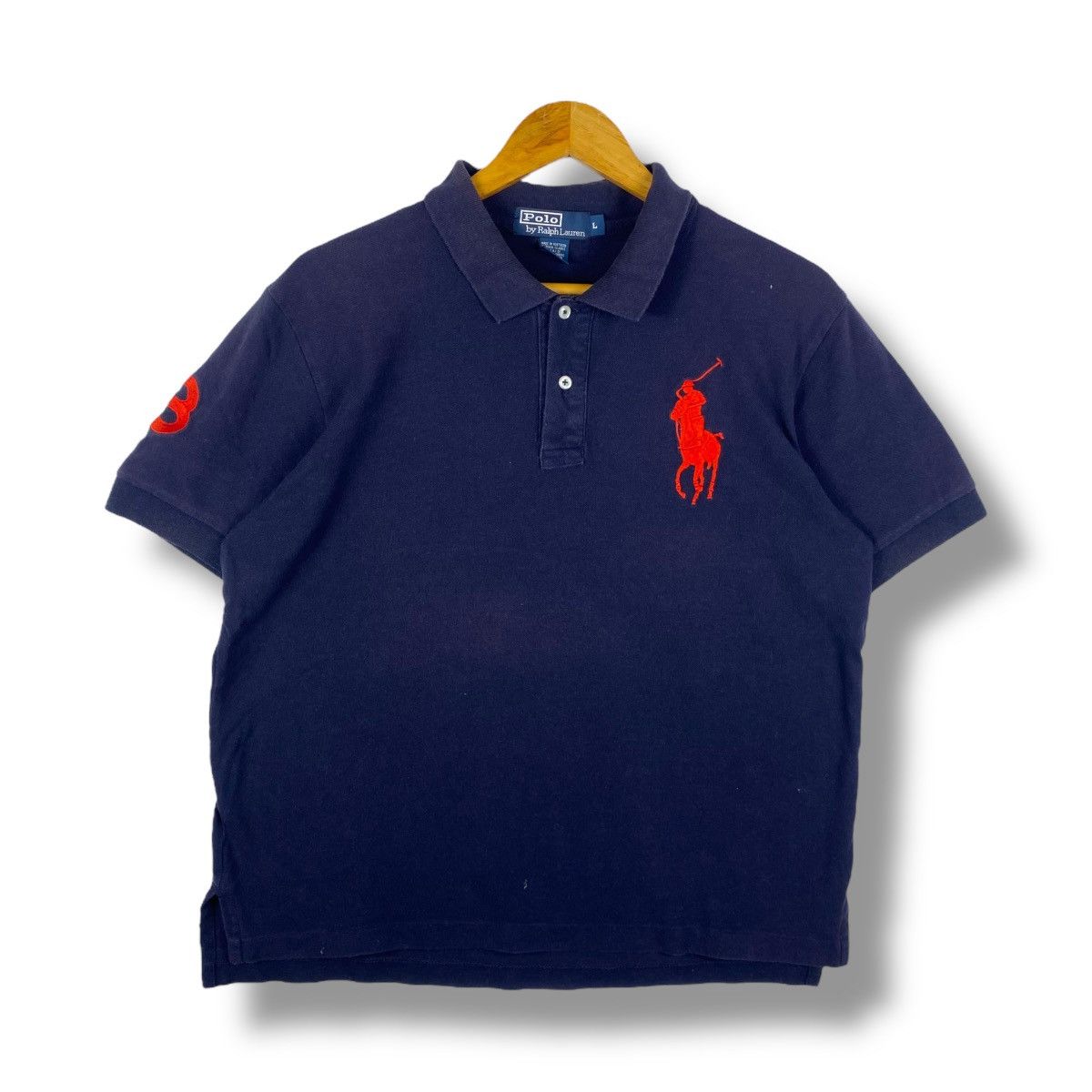 Polo Ralph Lauren × Vintage Vintage POLO By RALPH LAUREN Embroidery Pony Polo Shirt Size US L / EU 52-54 / 3 - 1 Thumbnail