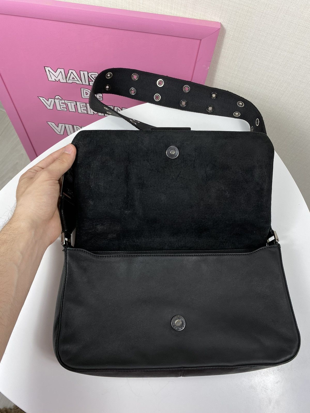 Dior × Vintage Christian Dior Black Street Chic Size ONE SIZE - 15 Thumbnail