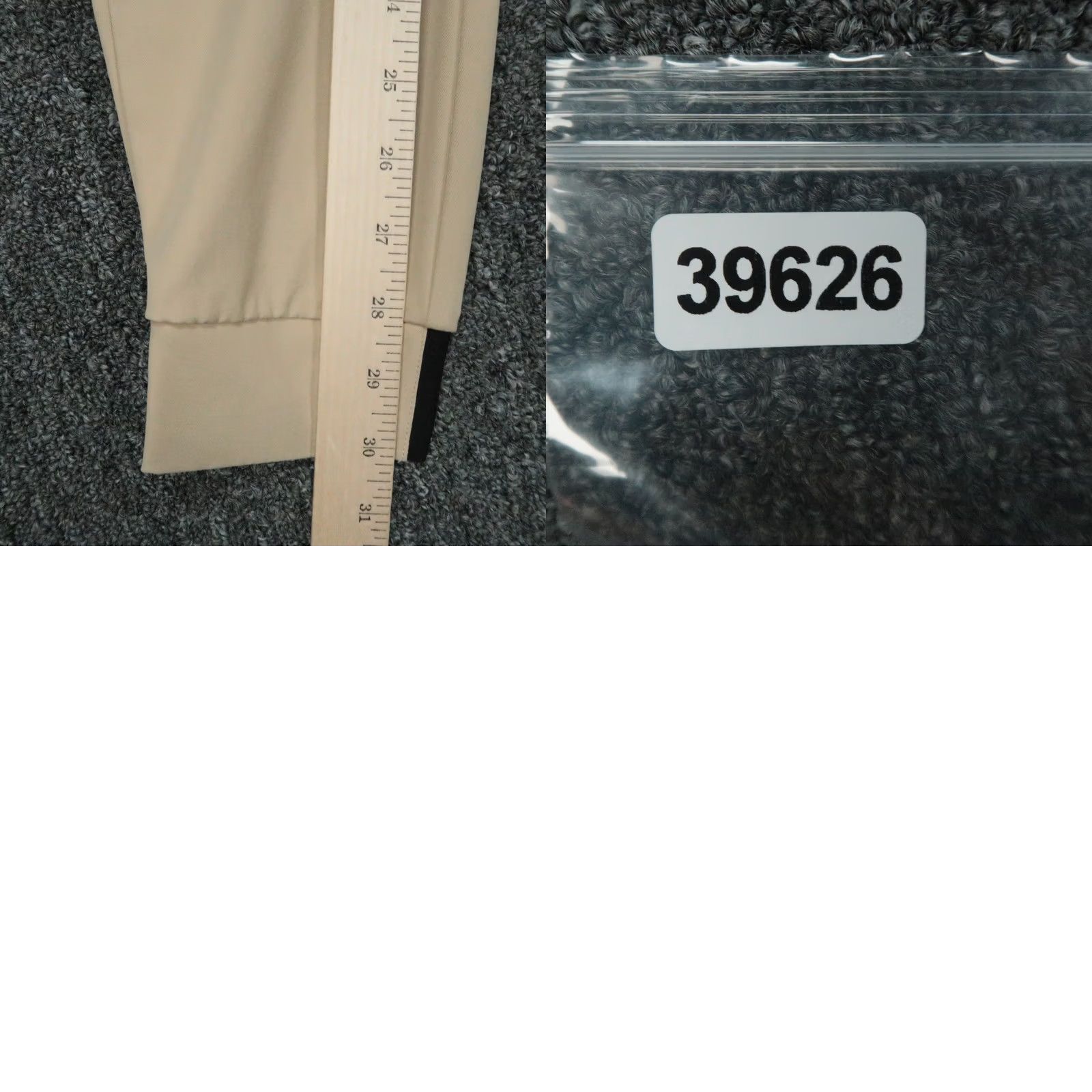 Vintage Good Good Pants Mens 28x30 Khaki Tan Jogger Zip Pocket Chino Stretch Size US 28 / EU 44 - 8 Thumbnail