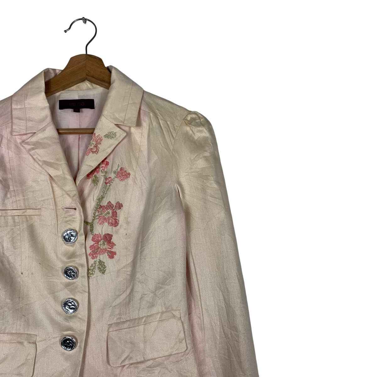 Kenzo Kenzo Flower Design Crop Jacket Size XS / US 0-2 / IT 36-38 - 5 Thumbnail