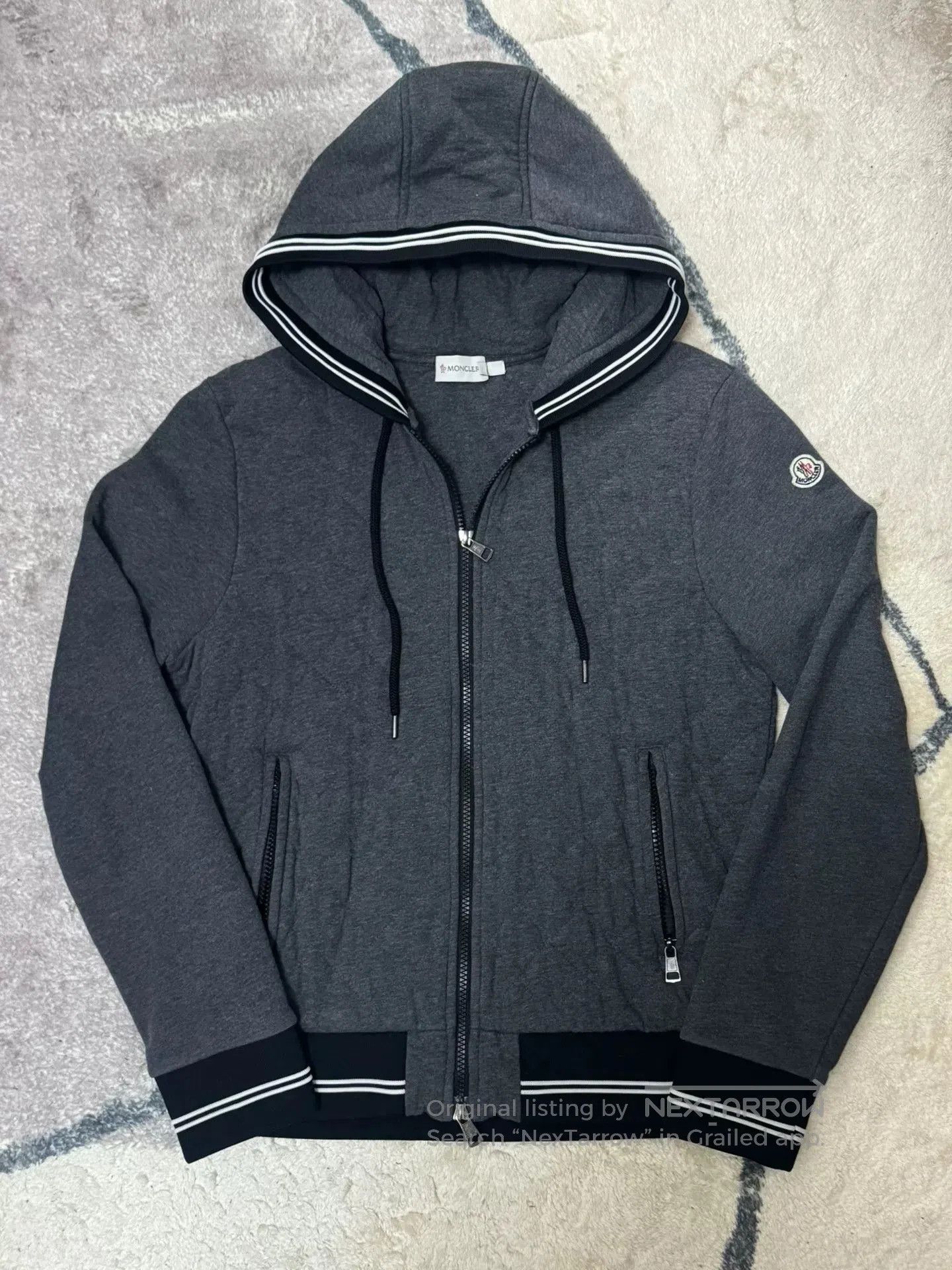 Moncler Moncler Winter Cotton Hooded Zip Sweatshirt. Size US M / EU 48-50 / 2 - 1 Thumbnail