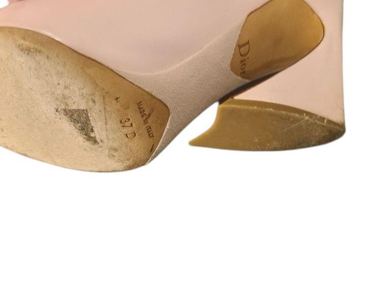 Dior Christian Dior Pink Leather Pumps Size US 7 / IT 37 - 8 Thumbnail