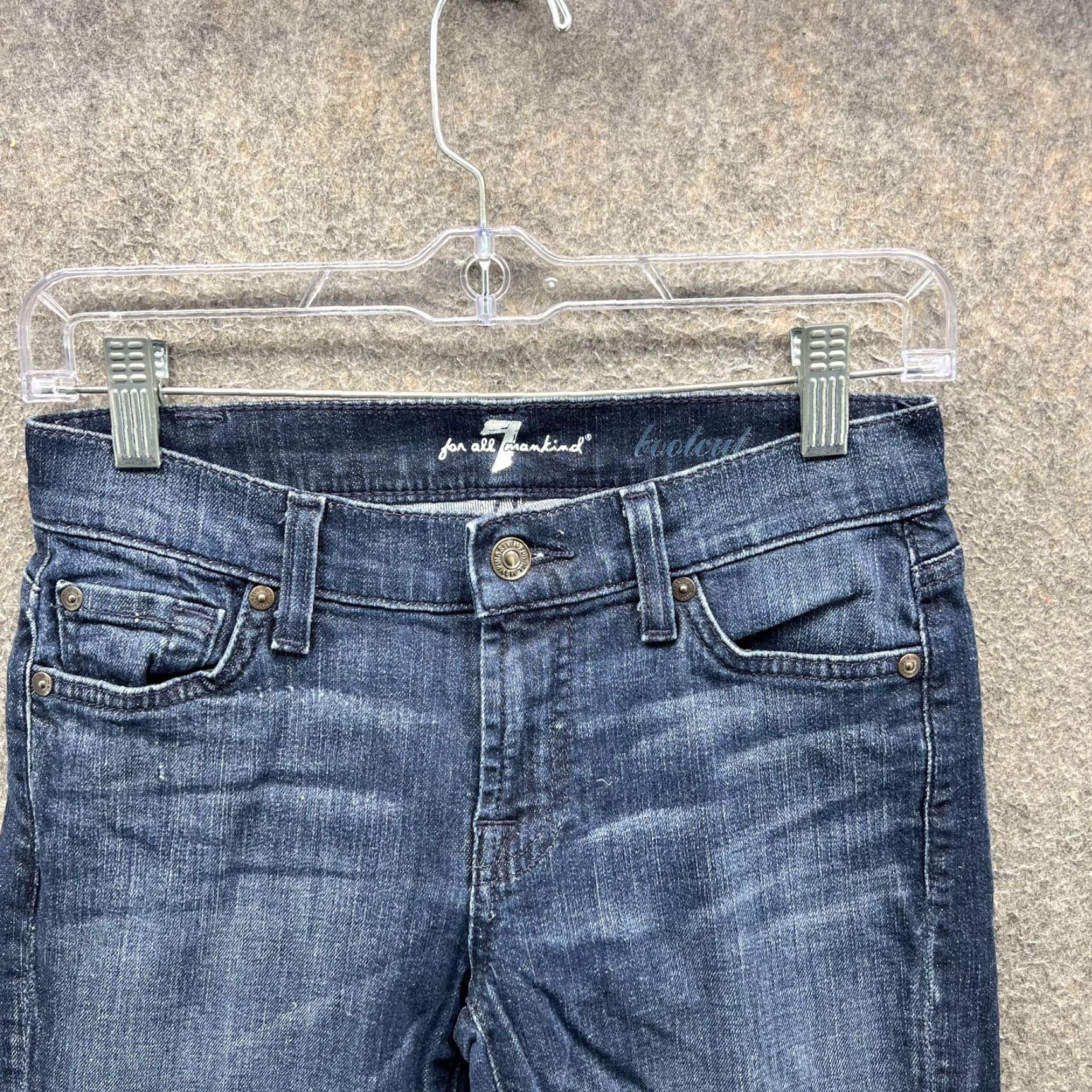 7 For All Mankind 7 For All Mankind Jeans Womens 24 Blue Medium Wash Bootcut Stretch Denim Pants Size 42" / US 20 - 6 Thumbnail