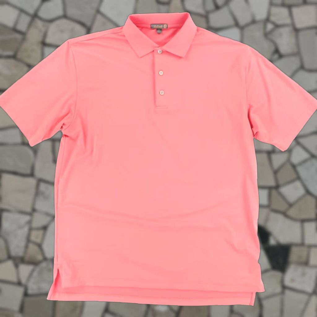 Peter Millar Peter Millar Polo Shirt Pink Men's L Summer Comfort Stretch Solid Shirt Adults Mens Size US L / EU 52-54 / 3 - 1 Thumbnail