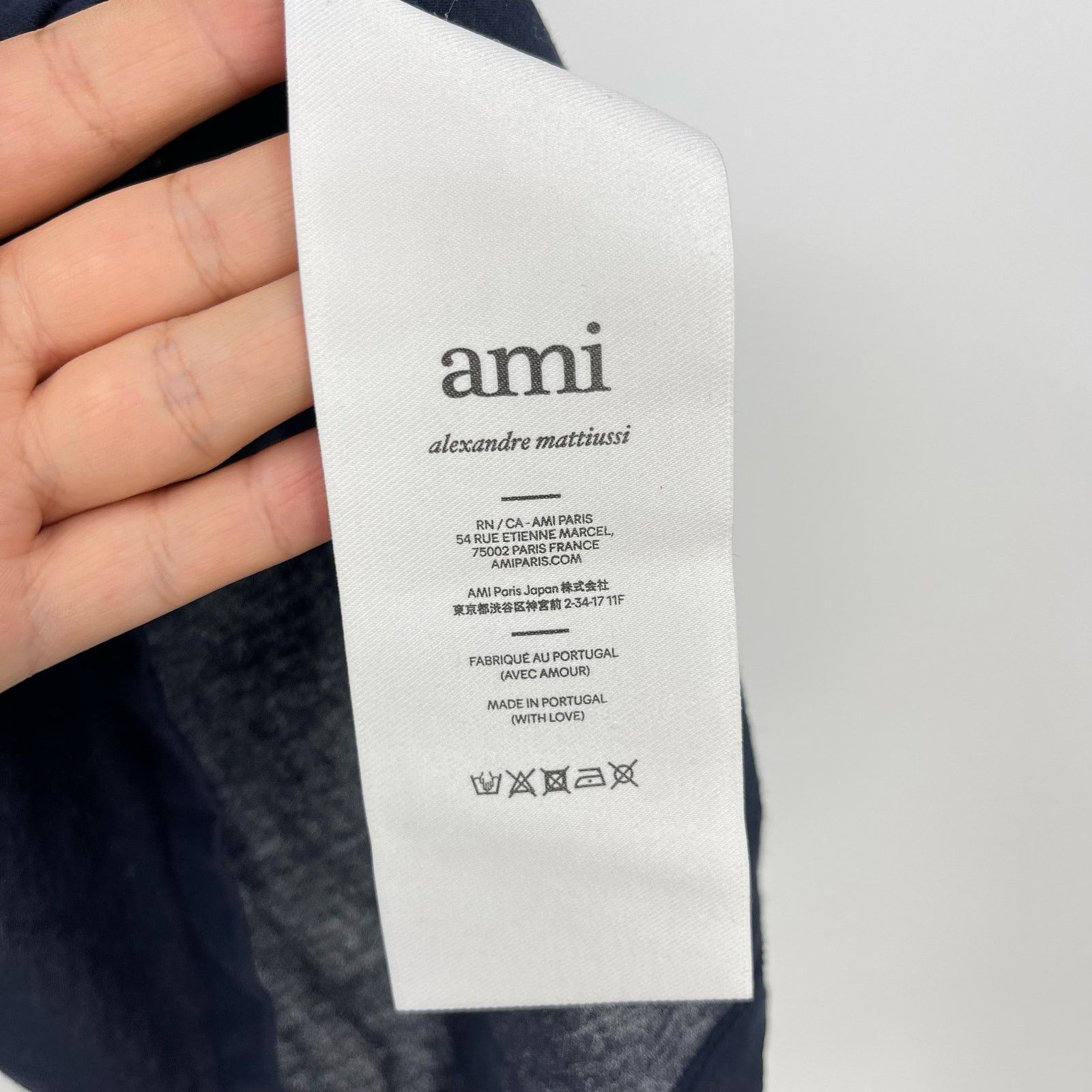 AMI AMI Paris | Low Cut Fluid Tank Top in Navy Blue M Size M / US 6-8 / IT 42-44 - 6 Thumbnail