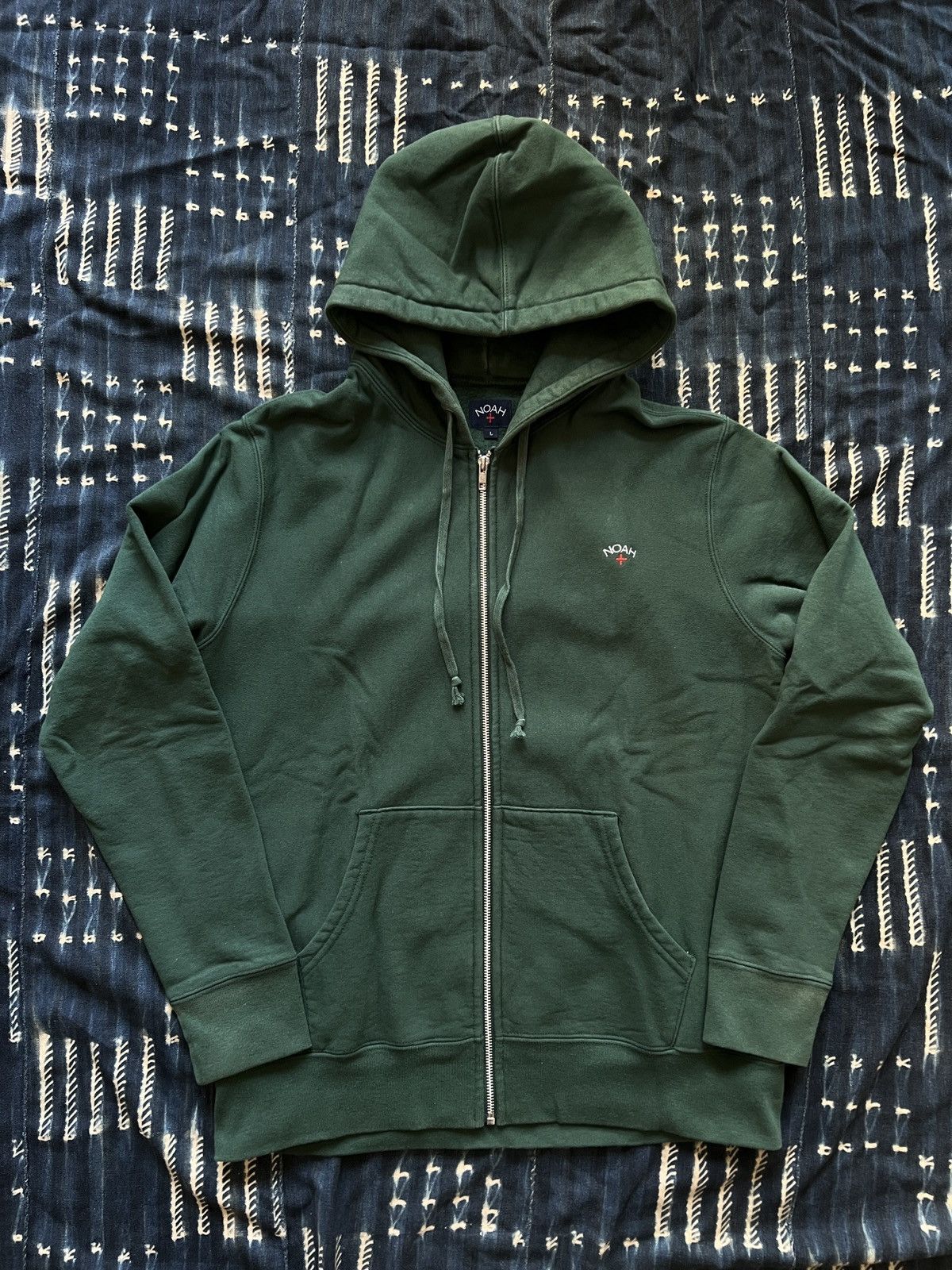 Noah Noah NY FW18 Classic Logo Zip Up Hoodie Size US L / EU 52-54 / 3 - 1 Thumbnail