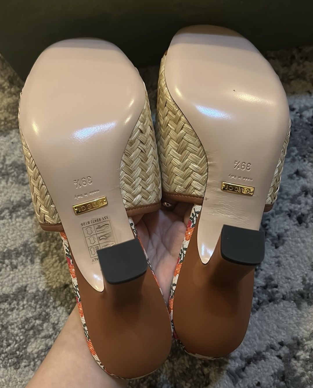 ブラウン Gucci Interlocking G Slide Sandal size 39.5