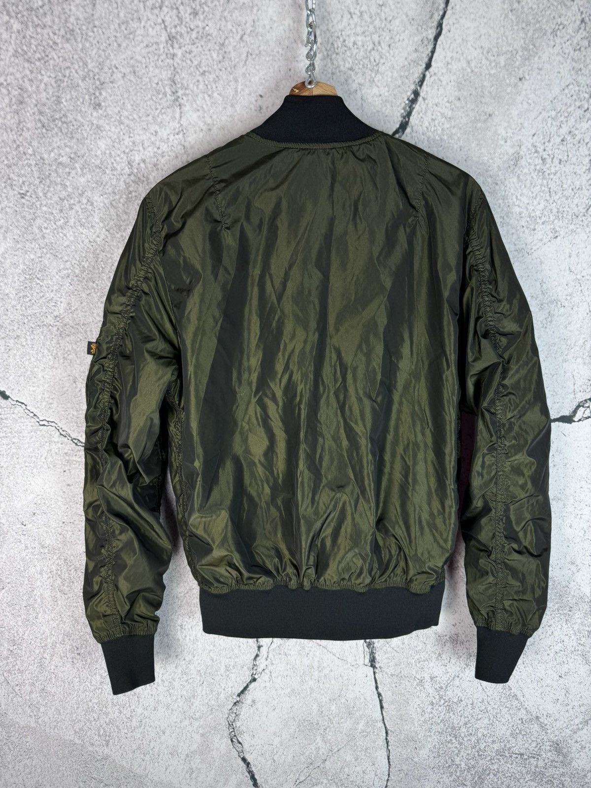 Alpha Industries VINTAGE ALPHA INDUSTRIES MA1 MAN INTERMEDIATE BOMBER JACKET Size US M / EU 48-50 / 2 - 2 Thumbnail