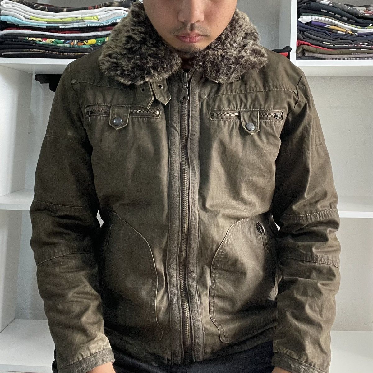 14th Addiction AvantGarde If Six Was Nine Hysteric Glamour Style Fur Jacket Size US M / EU 48-50 / 2 - 3 Thumbnail
