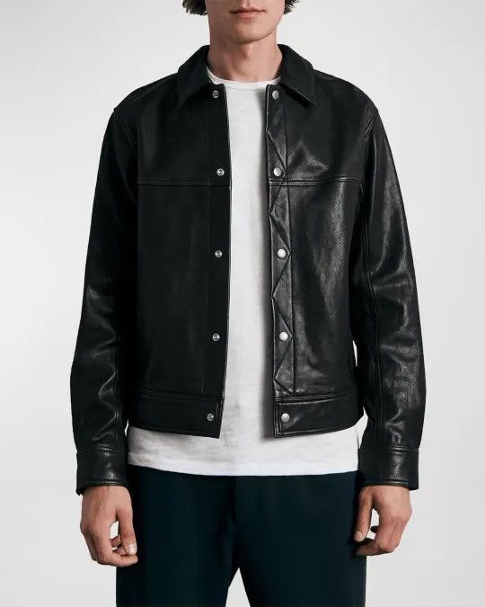 Rag & Bone Rag & Bone Owen lambskin leather jacket Size US S / EU 44-46 / 1 - 6 Thumbnail