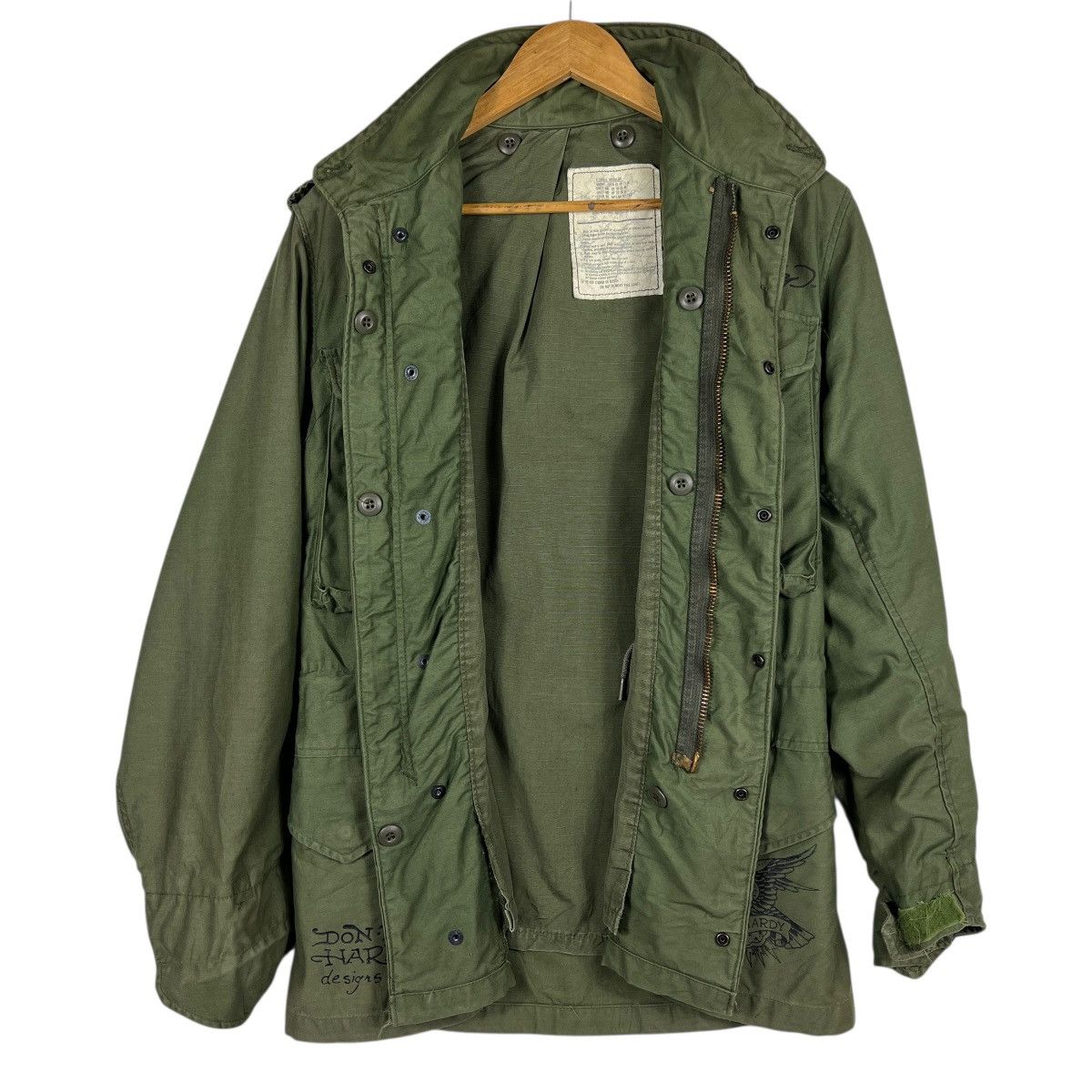 Ed Hardy Vintage Ed Hardy Alpha Industries M 65 Field Jacket Size US S / EU 44-46 / 1 - 11 Thumbnail