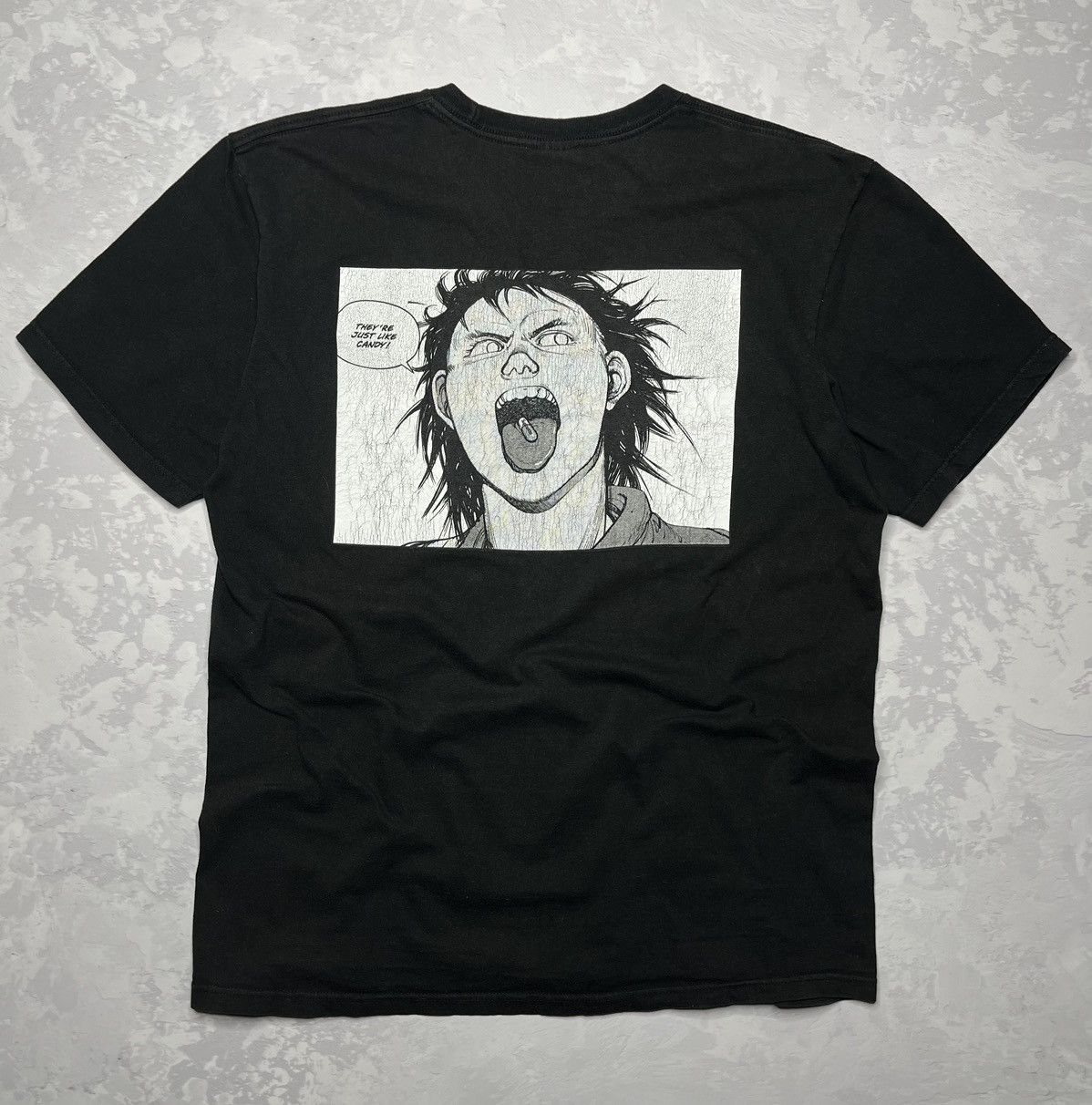 image of Supreme Akira Pill Tee T Shirt Faded Black Size L Fw17, Men's