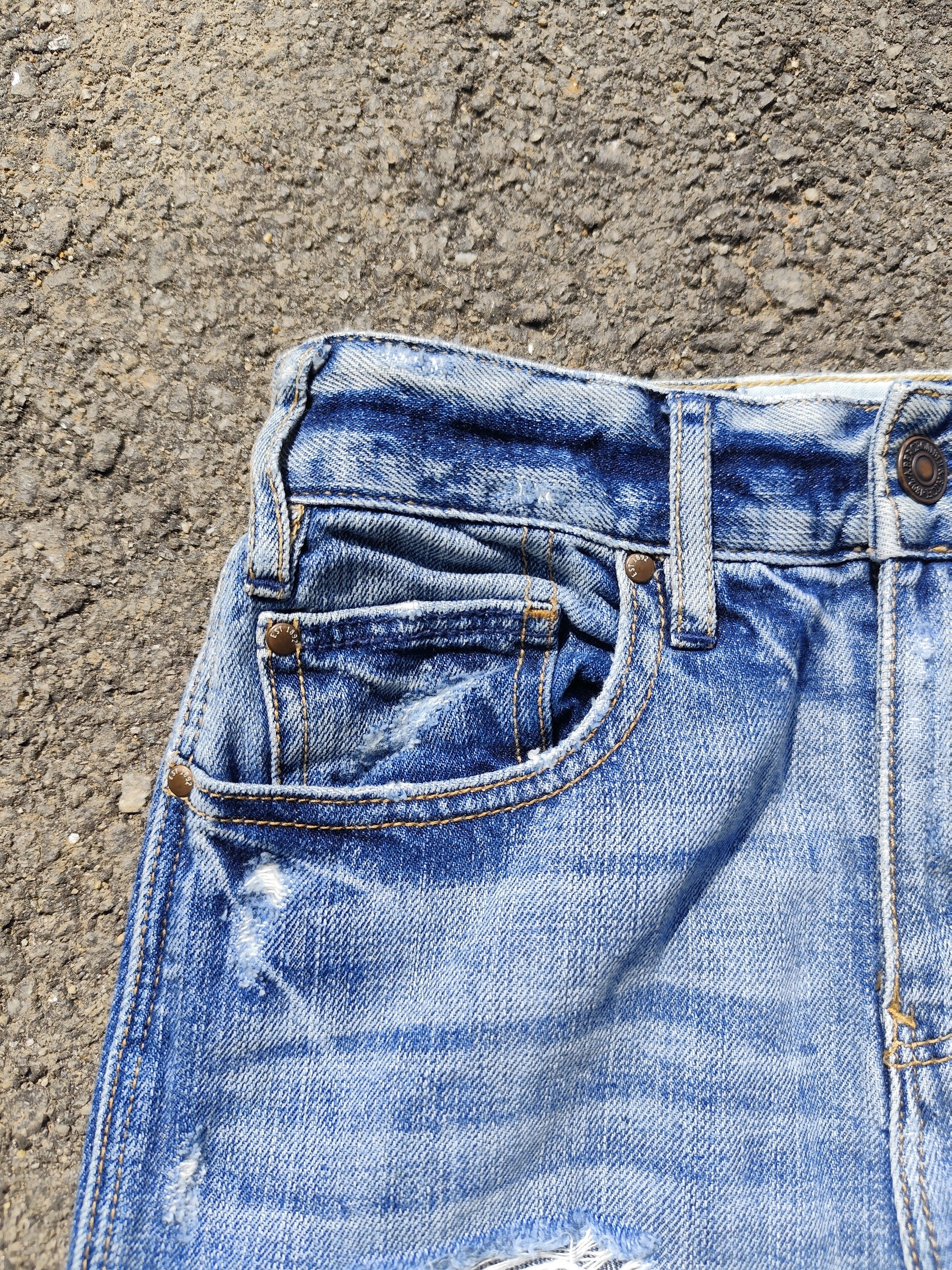 Abercrombie & Fitch vintage abercrombie&fitch Flare Denim B_J/1124/5 Size 24" / US 00 / IT 34 - 4 Thumbnail