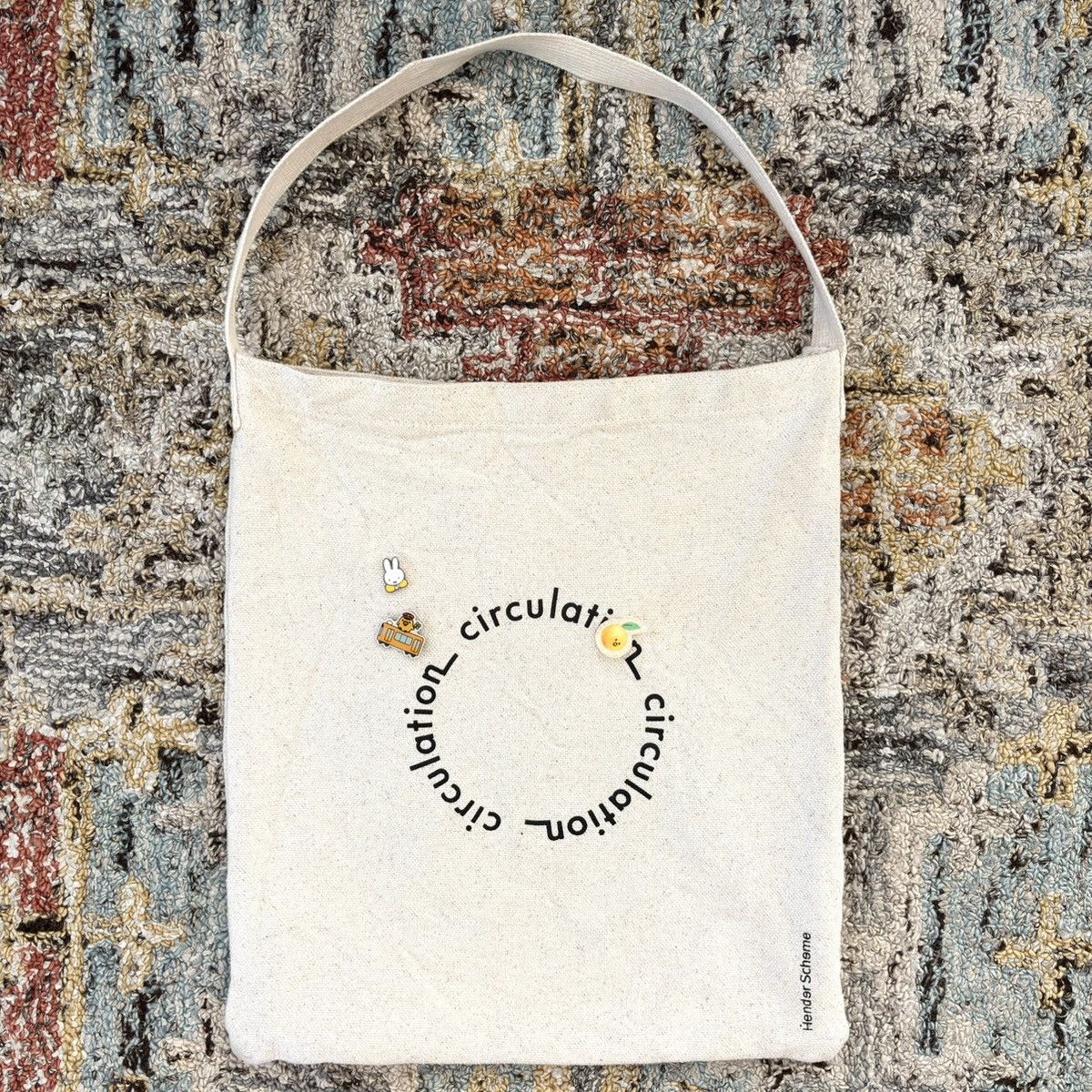 Hender Scheme Circulation cotton canvas record tote bag shoulder Size ONE SIZE - 1 Thumbnail