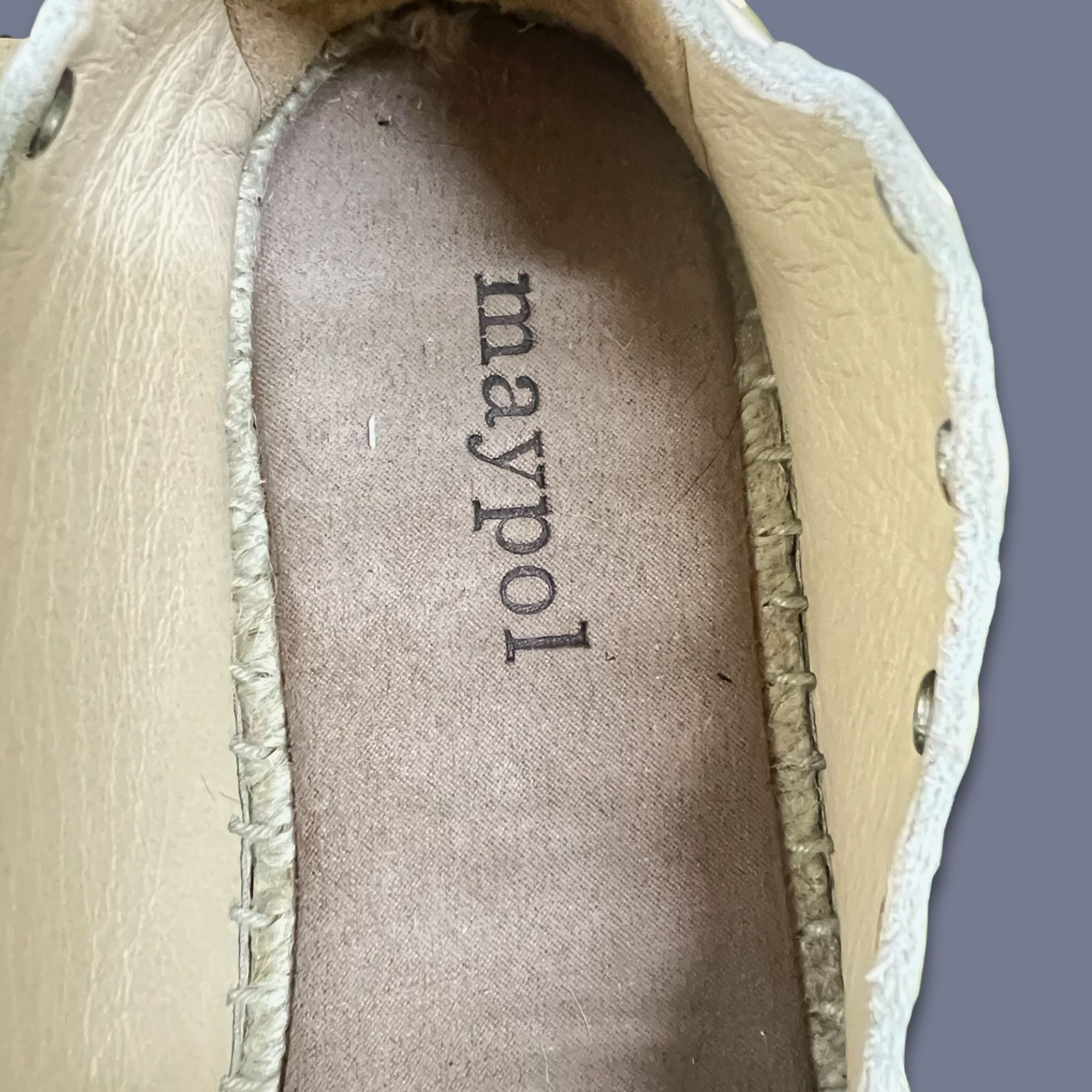 Other Maypol Light Pink Leather Espadrille Flats Made In Spain Siz Size US 7 / IT 37 - 4 Thumbnail