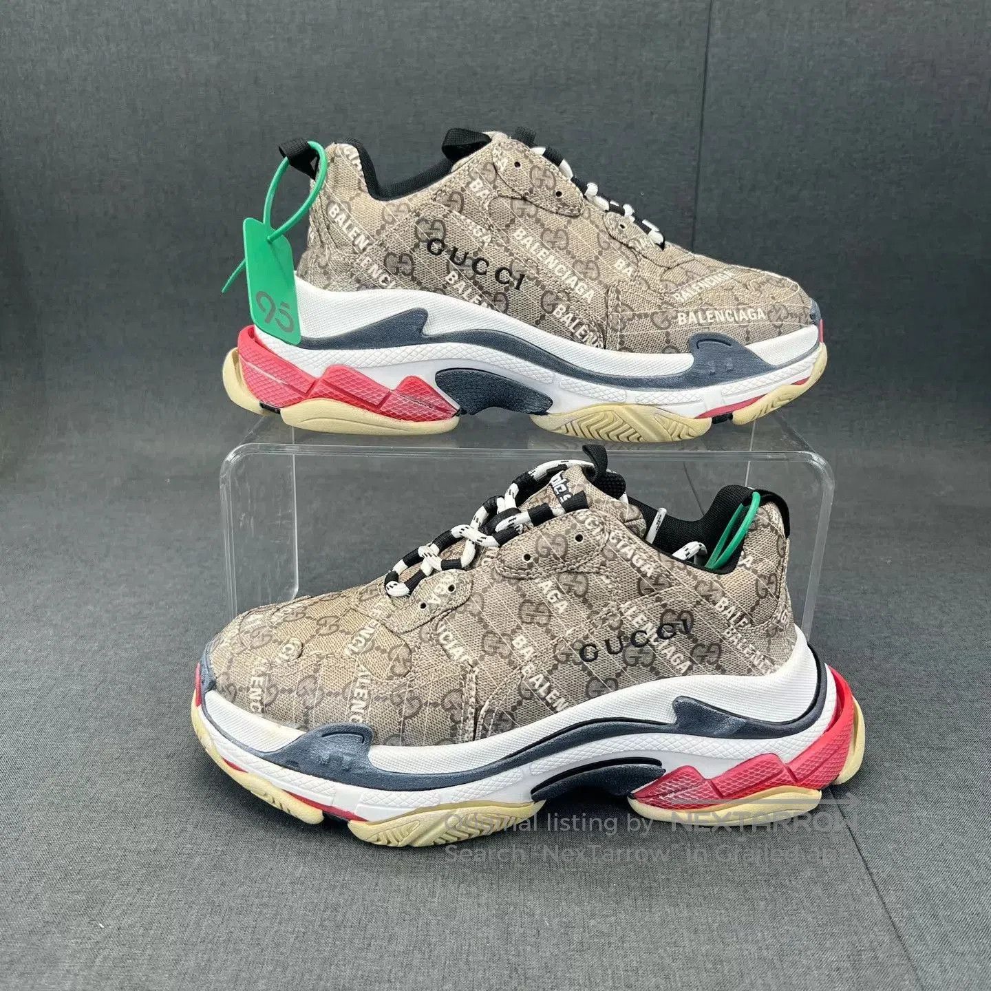 Balenciaga Multi-Color Chunky Lowtop Sneakers Size 8. Size US 8 / EU 41 - 2 Thumbnail