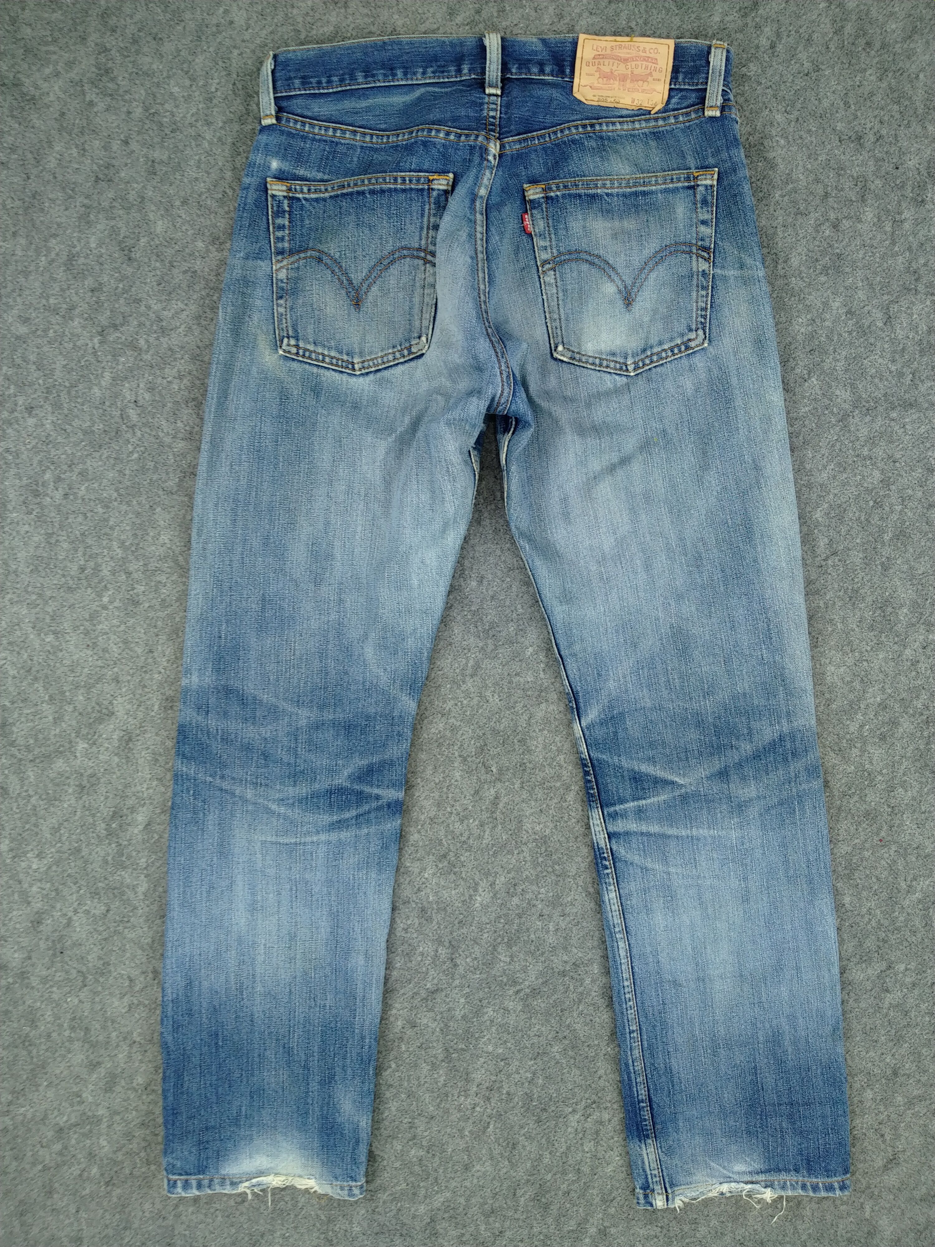 Levi's Distressed Blue Vintage Levi's 505 Jeans 32x29 Denim -JN977 Size US 32 / EU 48 - 2 Thumbnail