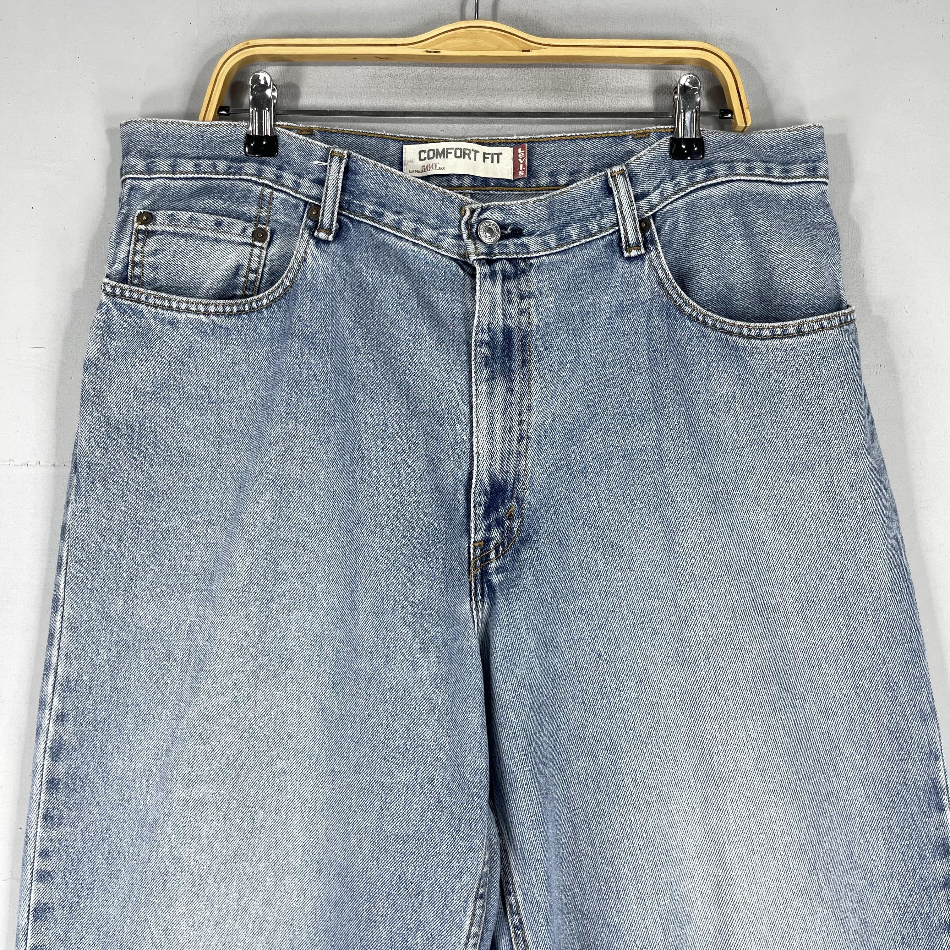 Levi's × Vintage W37 L32 Vintage Levis 560 Distressed Reconstruct Jeans Size US 38 / EU 54 - 2 Thumbnail