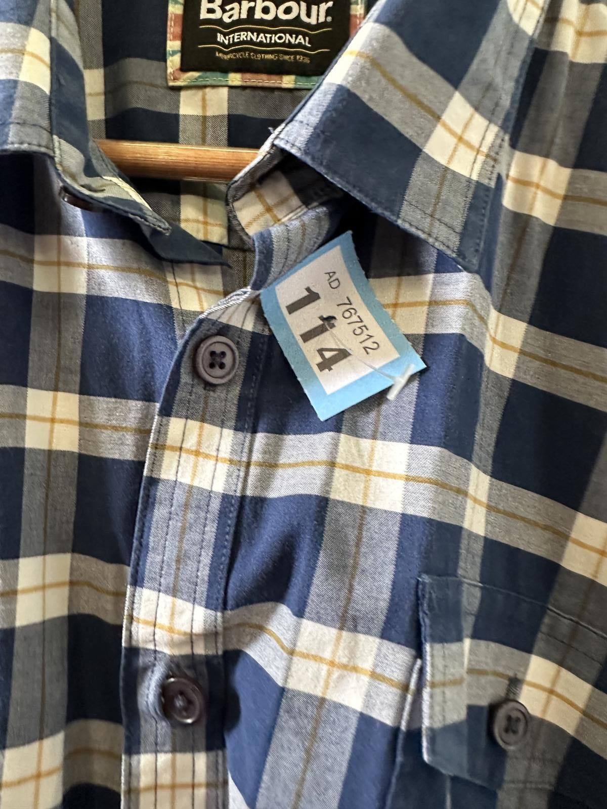 Barbour Barbour International Men's Long Sleeve Check Shirt Size 14 Size US L / EU 52-54 / 3 - 2 Thumbnail