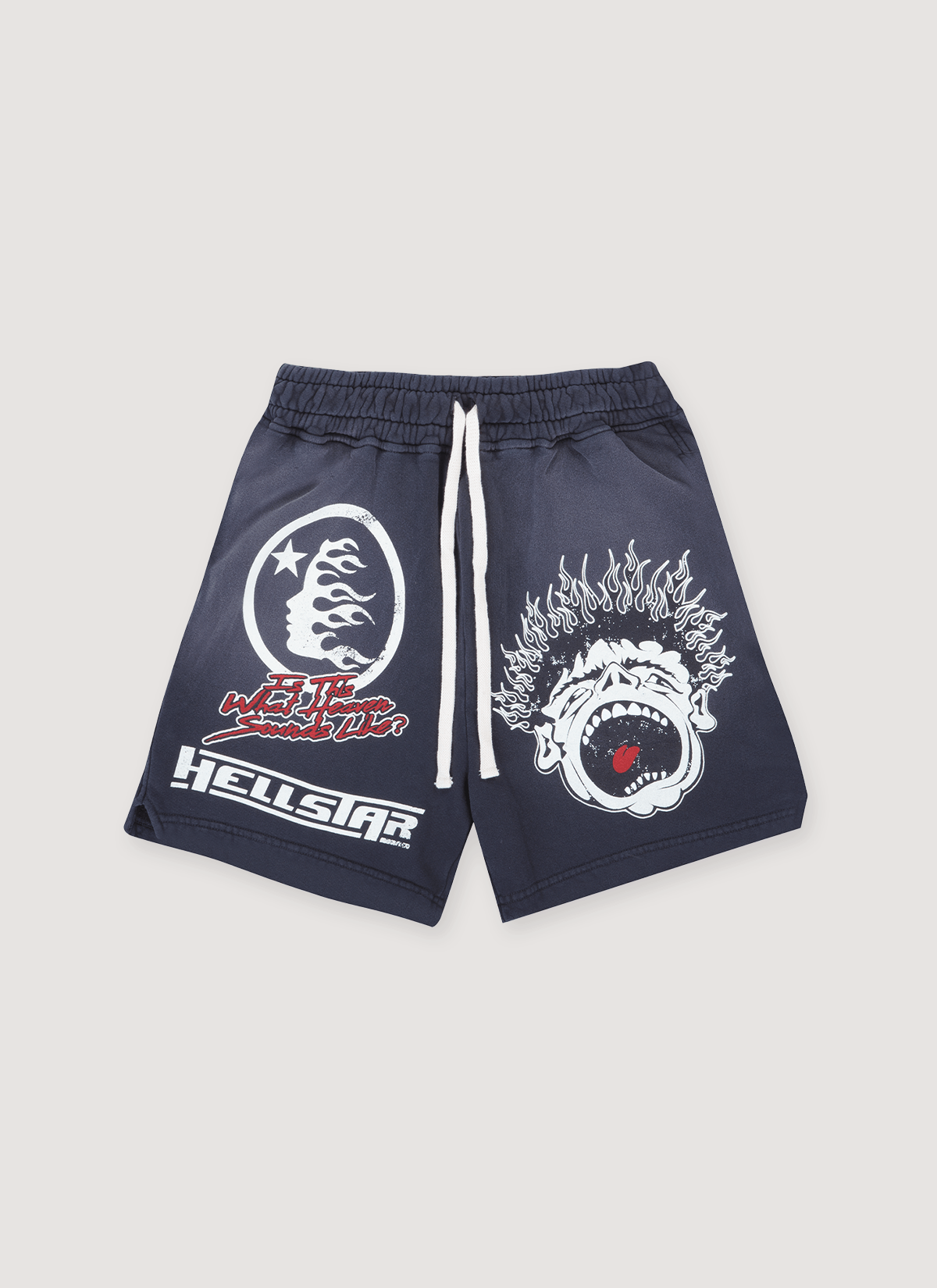 HELLSTAR Records Sweatshorts Vintage Black Size US 32 / EU 48 - 1 Thumbnail