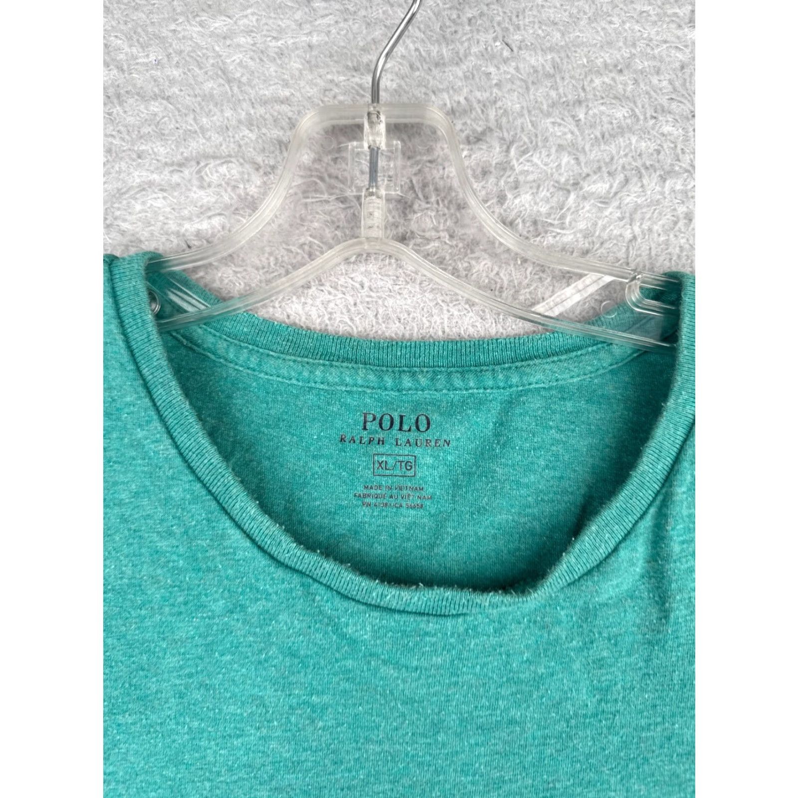 Ralph Lauren Polo Ralph Lauren Shirt Men XL Teal 100% Cotton Crew Short Sleeve Logo Embroidered Size US XL / EU 56 / 4 - 7 Thumbnail