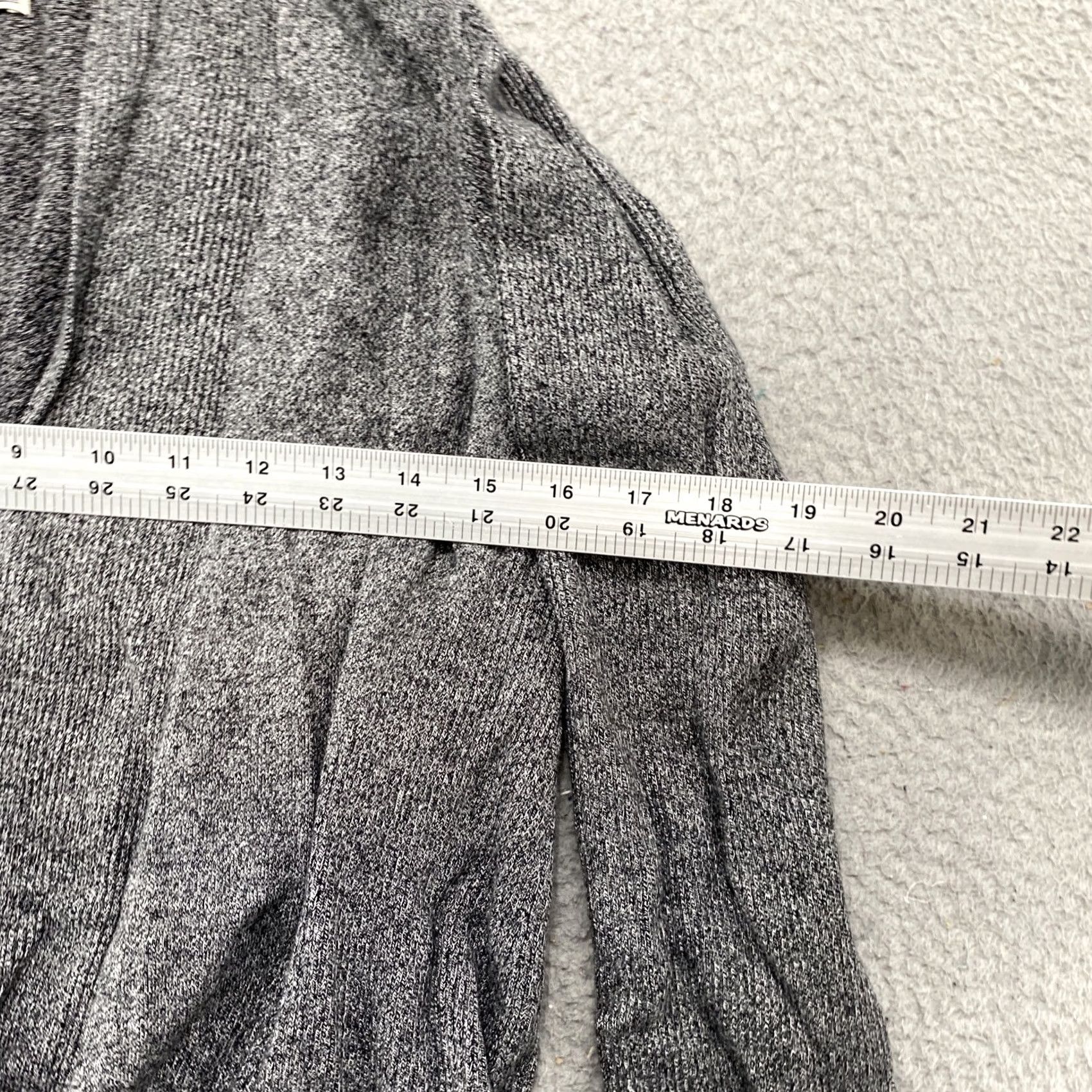 Vintage Dana Buchman Cardigan SweatEr Open Front Gray Knit Women L Size Large Cardigan Women's Sweater Gray Open Front Knit Top Size L / US 10 / IT 46 - 4 Thumbnail