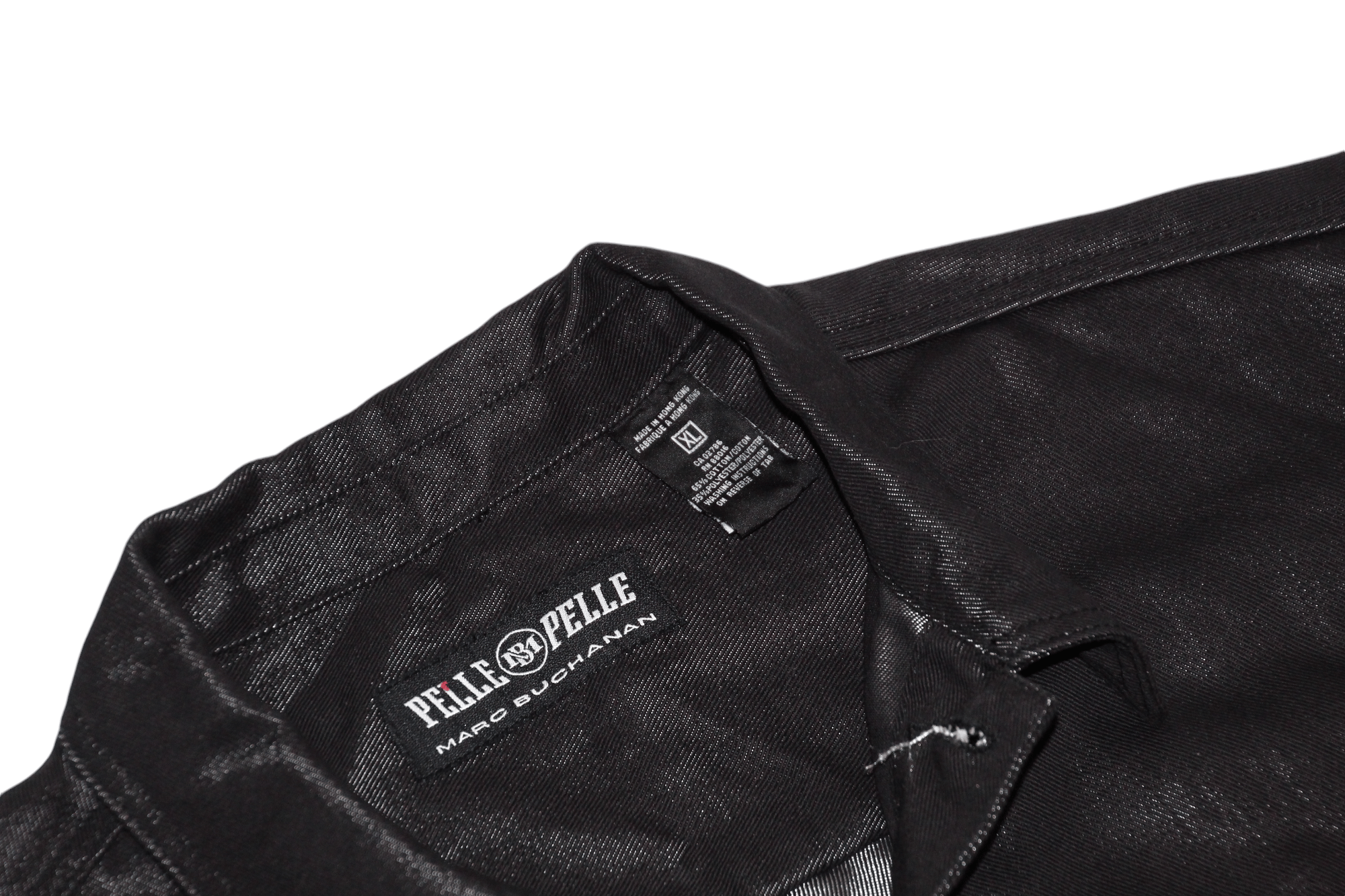 Pelle Pelle VTG Pelle Pelle Black Shrkdnm OG Baggy Chore Jacket Size US XXL / EU 58 / 5 - 3 Thumbnail