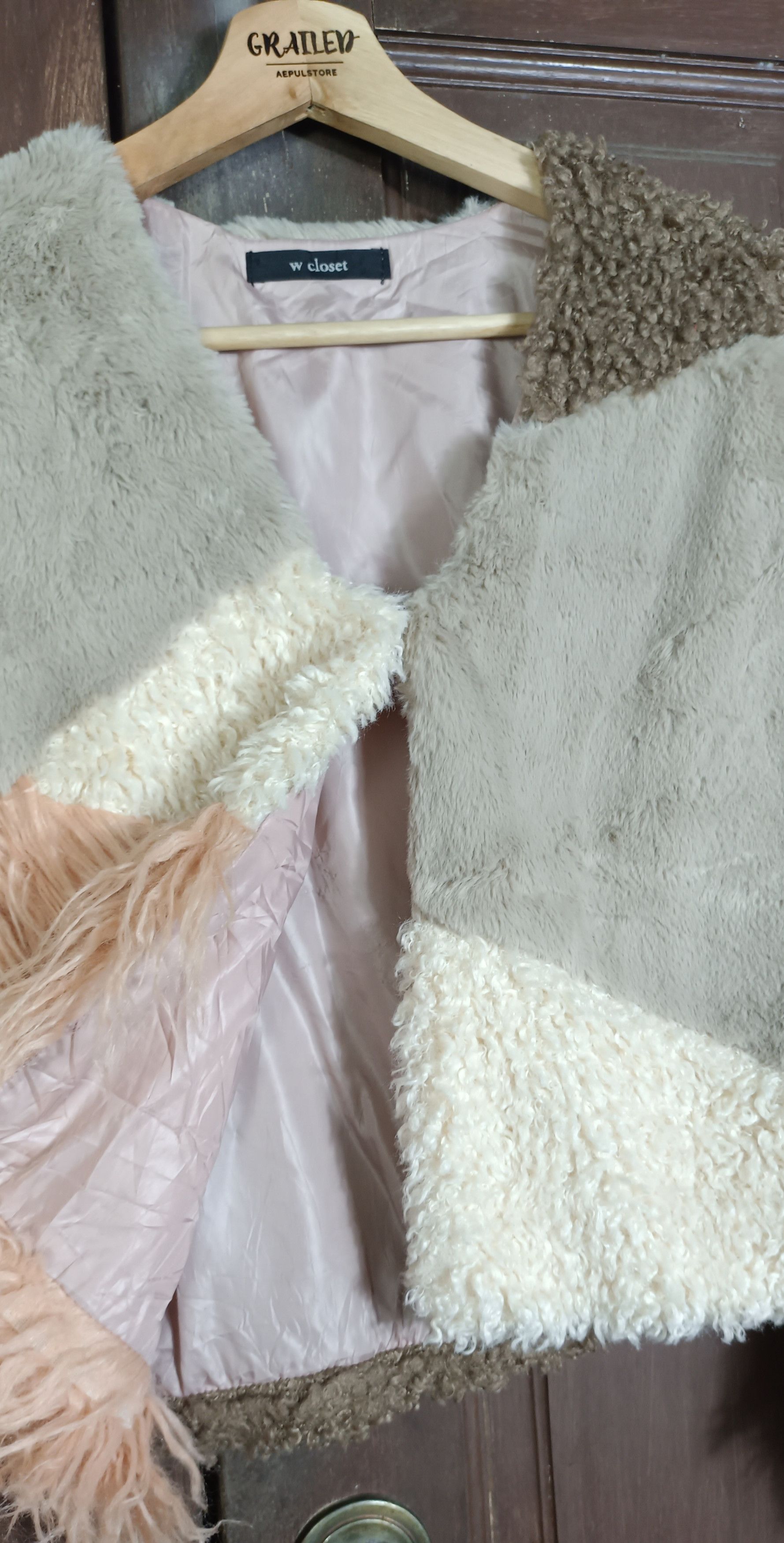 Designer × Japanese Brand W Colset Fur Outwear Size M / US 6-8 / IT 42-44 - 3 Thumbnail