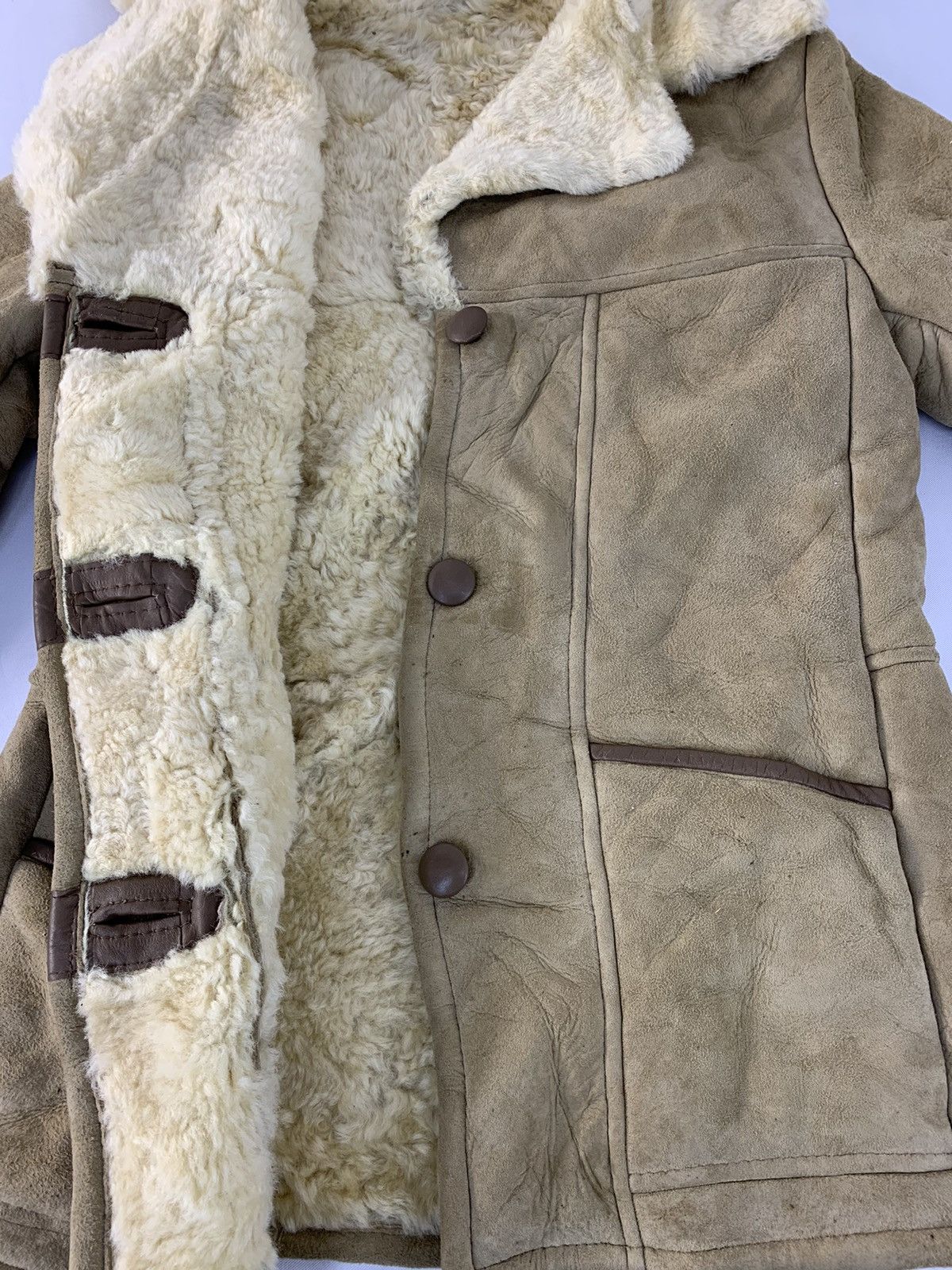 Genuine Leather Hype 90s Japanese Brand J Homestead Sheepskin Sherpa Inner Size S / US 4 / IT 40 - 5 Thumbnail