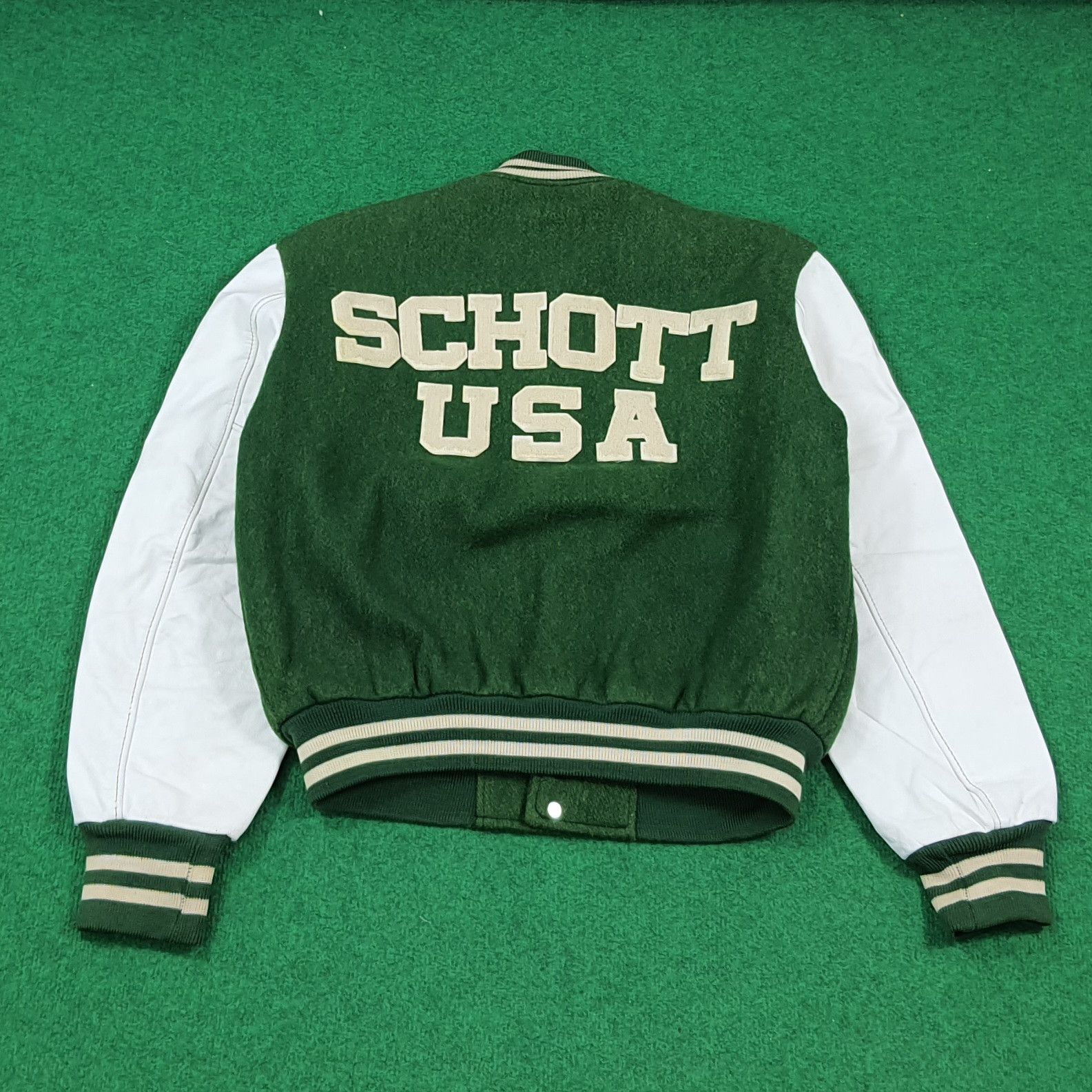 Schott Vintage Schott NYC Varsity Letterman Bomber Jacket C292N18 Size US M / EU 48-50 / 2 - 1 Thumbnail