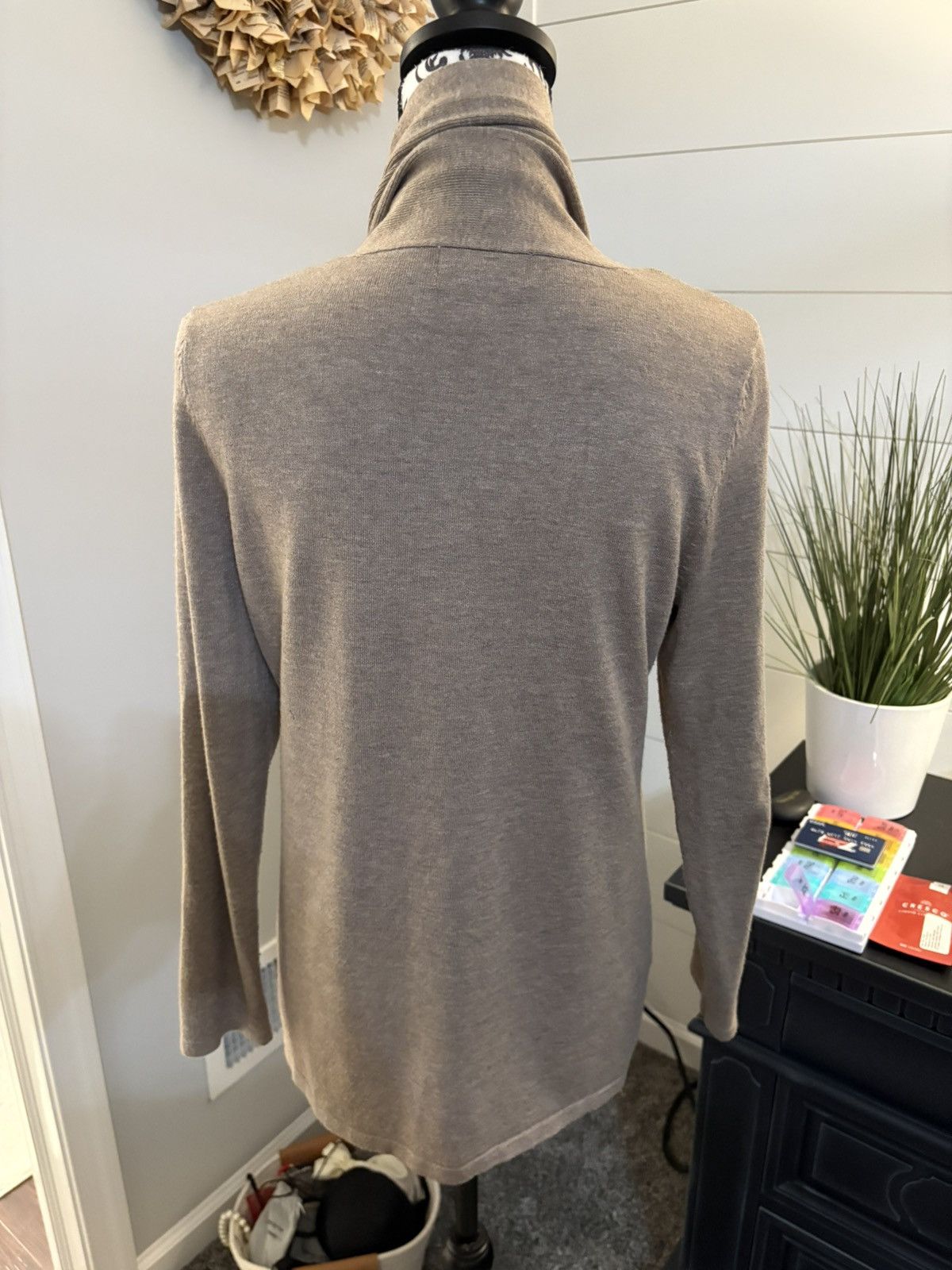 Other Tan size medium open front cardigan sweater Size M / US 6-8 / IT 42-44 - 3 Thumbnail