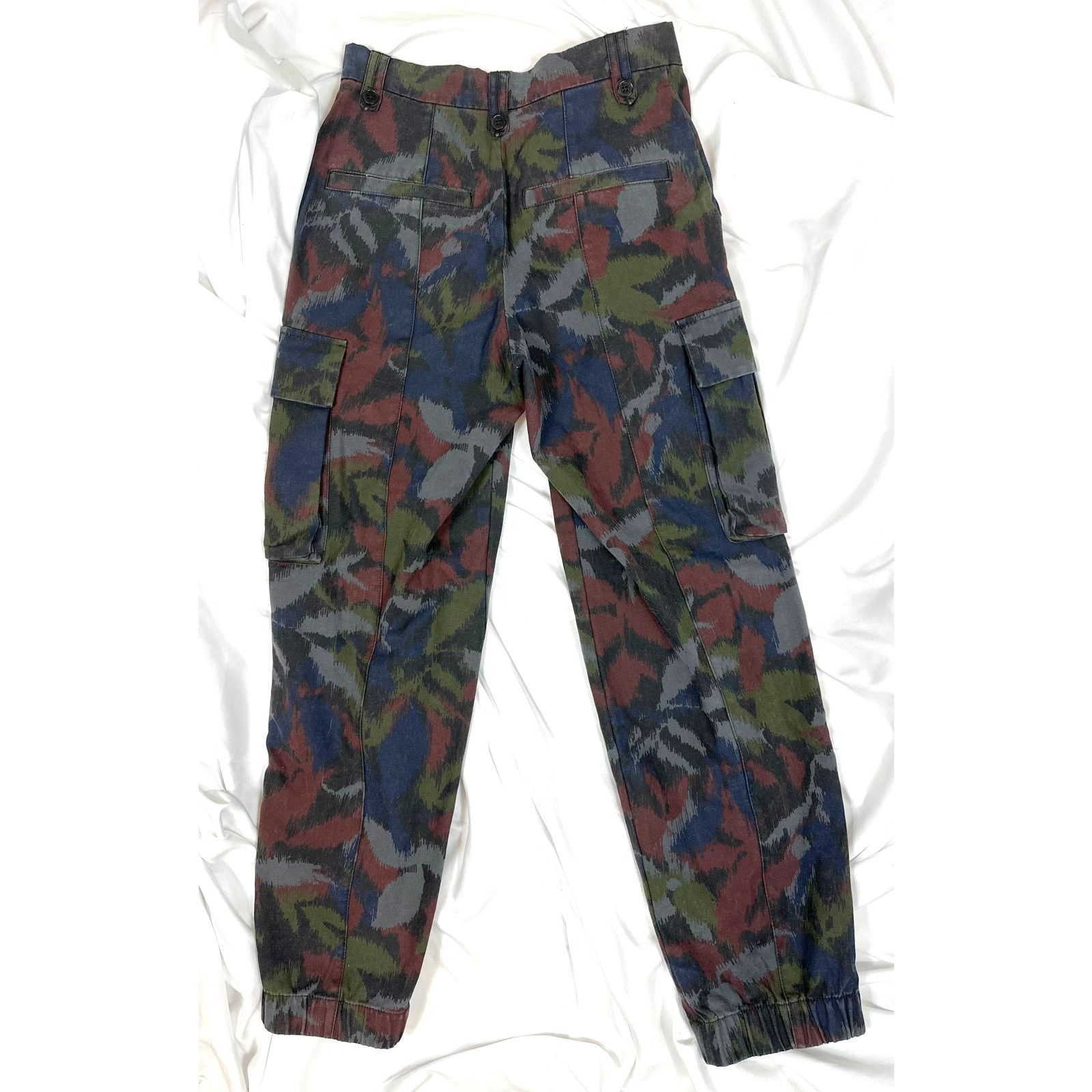 Zadig & Voltaire Zadig & Voltaire Pilote Canvas Cargo Pants Dark Camo 34 (8) Size 30" / US 8 / IT 44 - 18 Thumbnail