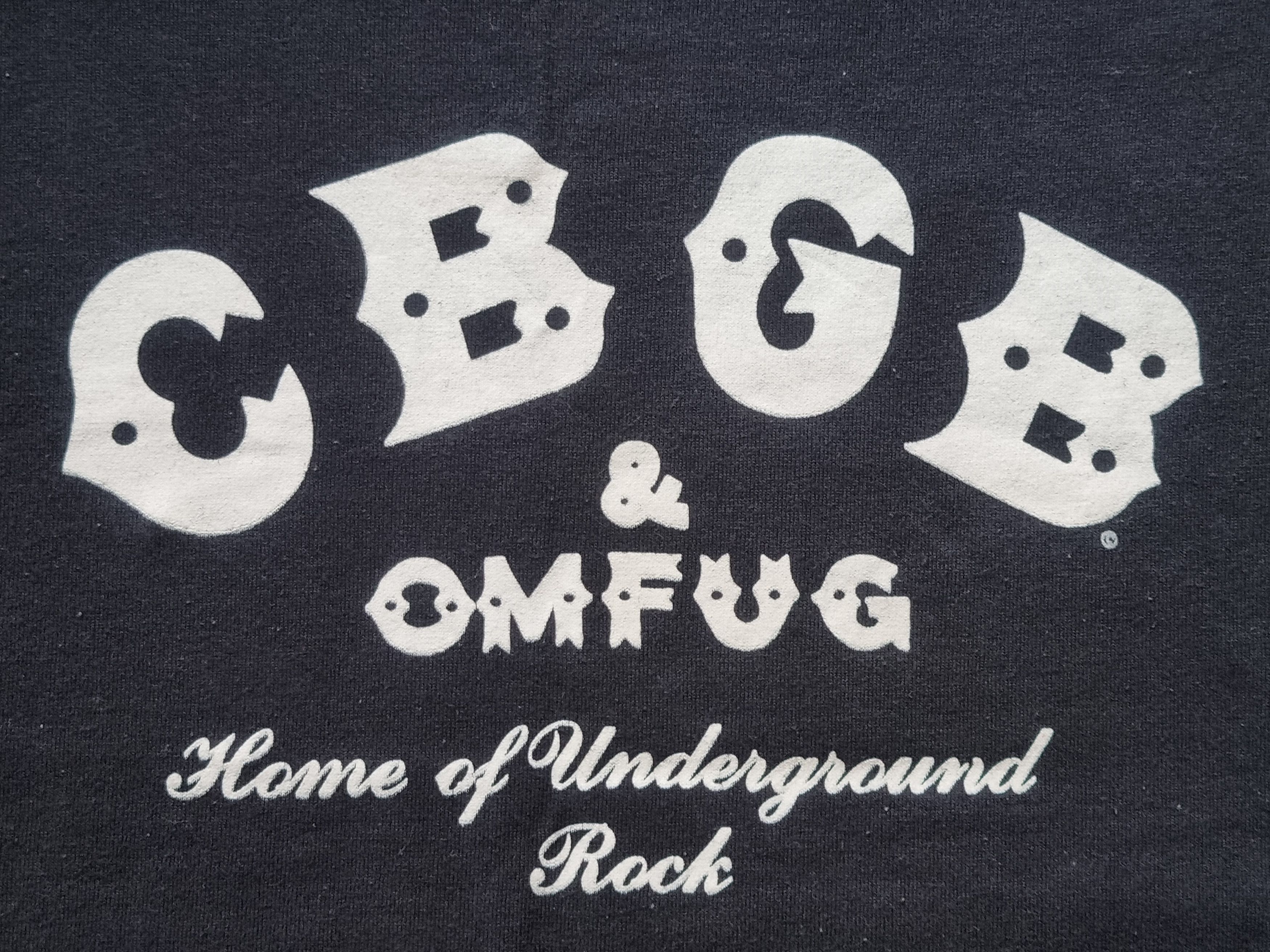 Band Tees × Vintage Vintage CBGB OMFUG HOME Of Underground Rock T Shirt Size US L / EU 52-54 / 3 - 8 Thumbnail