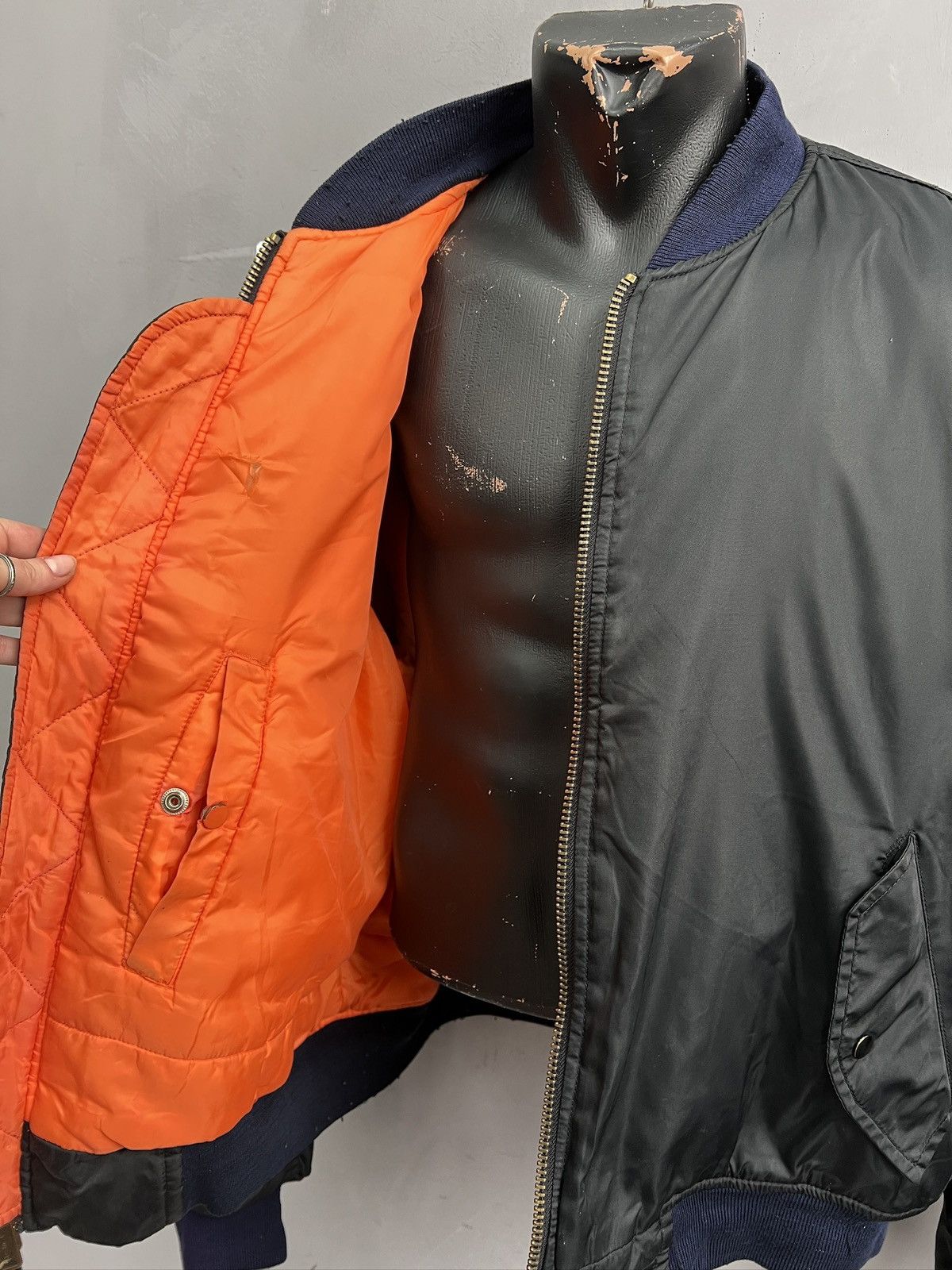 Schott Schott style ma 1 Bomber jacket y2k style hype Size US L / EU 52-54 / 3 - 7 Thumbnail