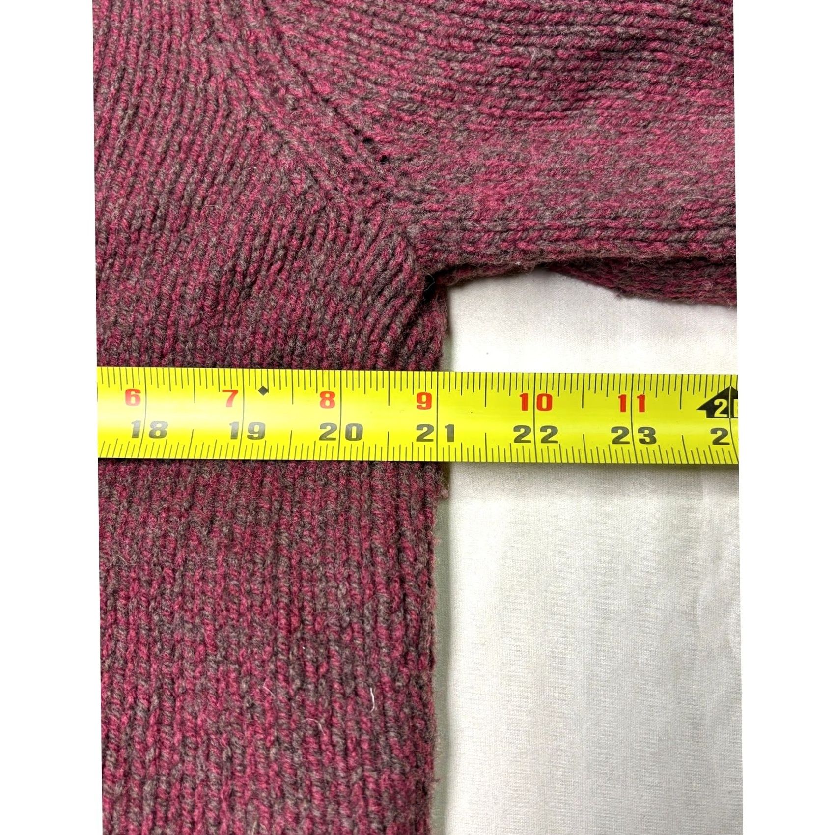 Vintage LL Bean Lambswool Plaid Lined Zip Up Sweater Burgundy Mens M Regular Size US M / EU 48-50 / 2 - 6 Thumbnail