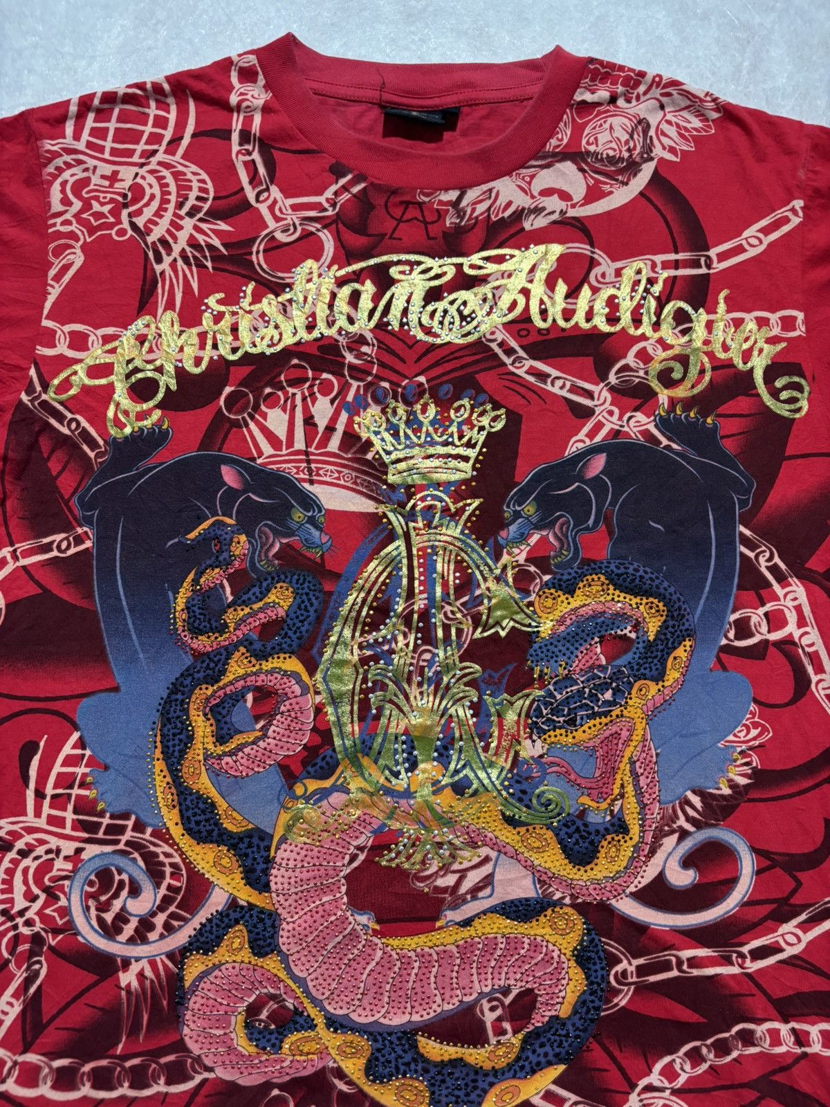 Christian Audigier Christian Audigier Tshirt Size US XXL / EU 58 / 5 - 3 Thumbnail
