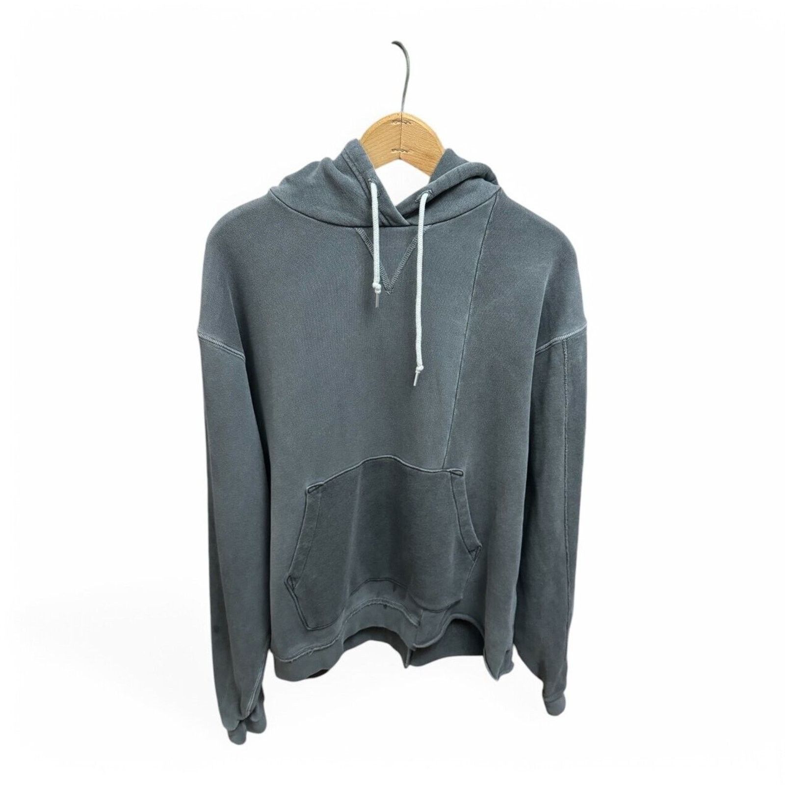 John Elliott John Elliott Faded Gray Reconstructed Vintage Hoodie Size L Size US L / EU 52-54 / 3 - 1 Thumbnail