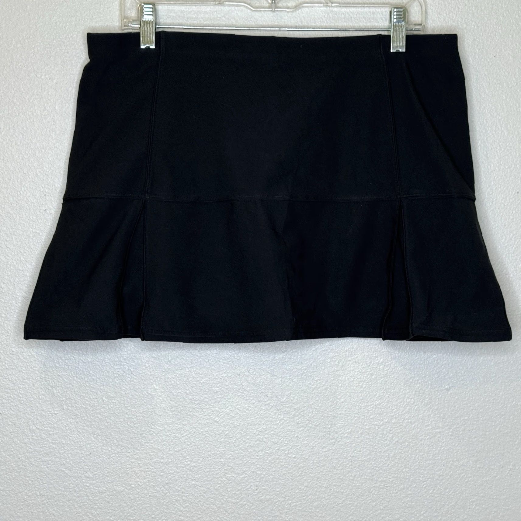 Nike Nike Fit Dry Athletic Tennis Pickleball Skirt Womens Large Black w/ Shorts Size 36" / US 14 / IT 50 - 5 Thumbnail