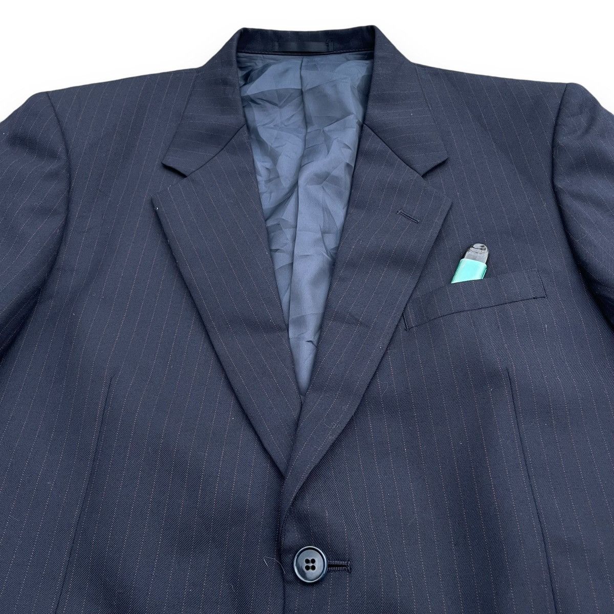 Valentino VALENTINO GARAVANI STRIPES WOOL BLAZER COAT JACKET Size US L / EU 52-54 / 3 - 4 Thumbnail
