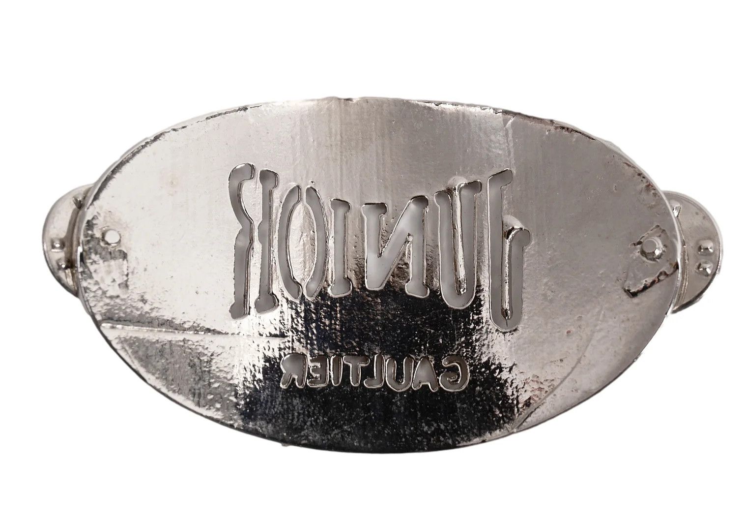 Jean Paul Gaultier Junior Gaultier Logo Plate Color Pin Silver Size ONE SIZE - 3 Thumbnail