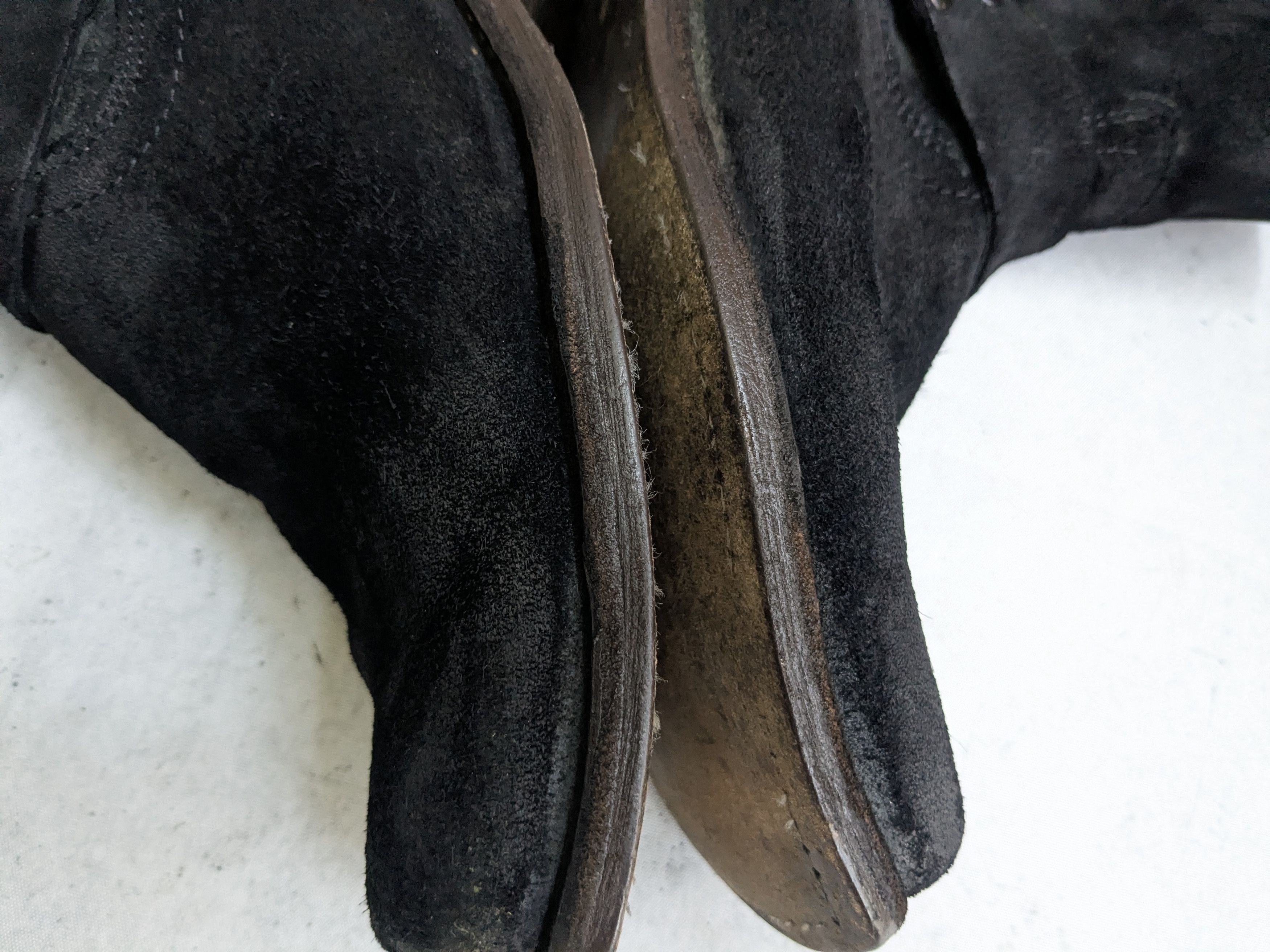 Frye Frye Suede Harness Boots Black 9 D Size US 9 / EU 42 - 9 Thumbnail