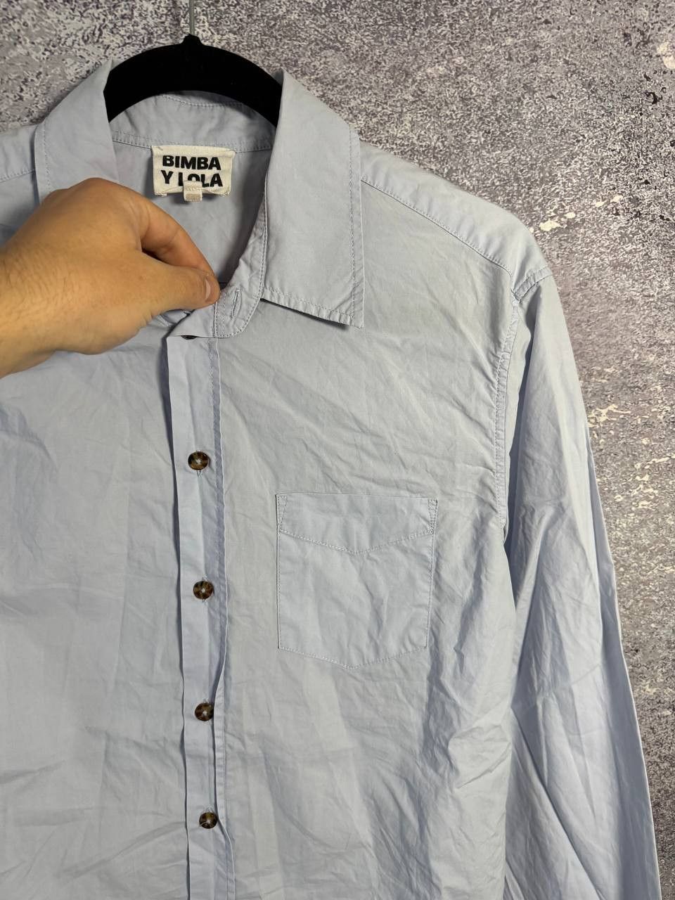 Designer × Japanese Brand × Vintage Bimba y Lola Blue Shirt Button Up Oldmoney Small Size US S / EU 44-46 / 1 - 10 Thumbnail