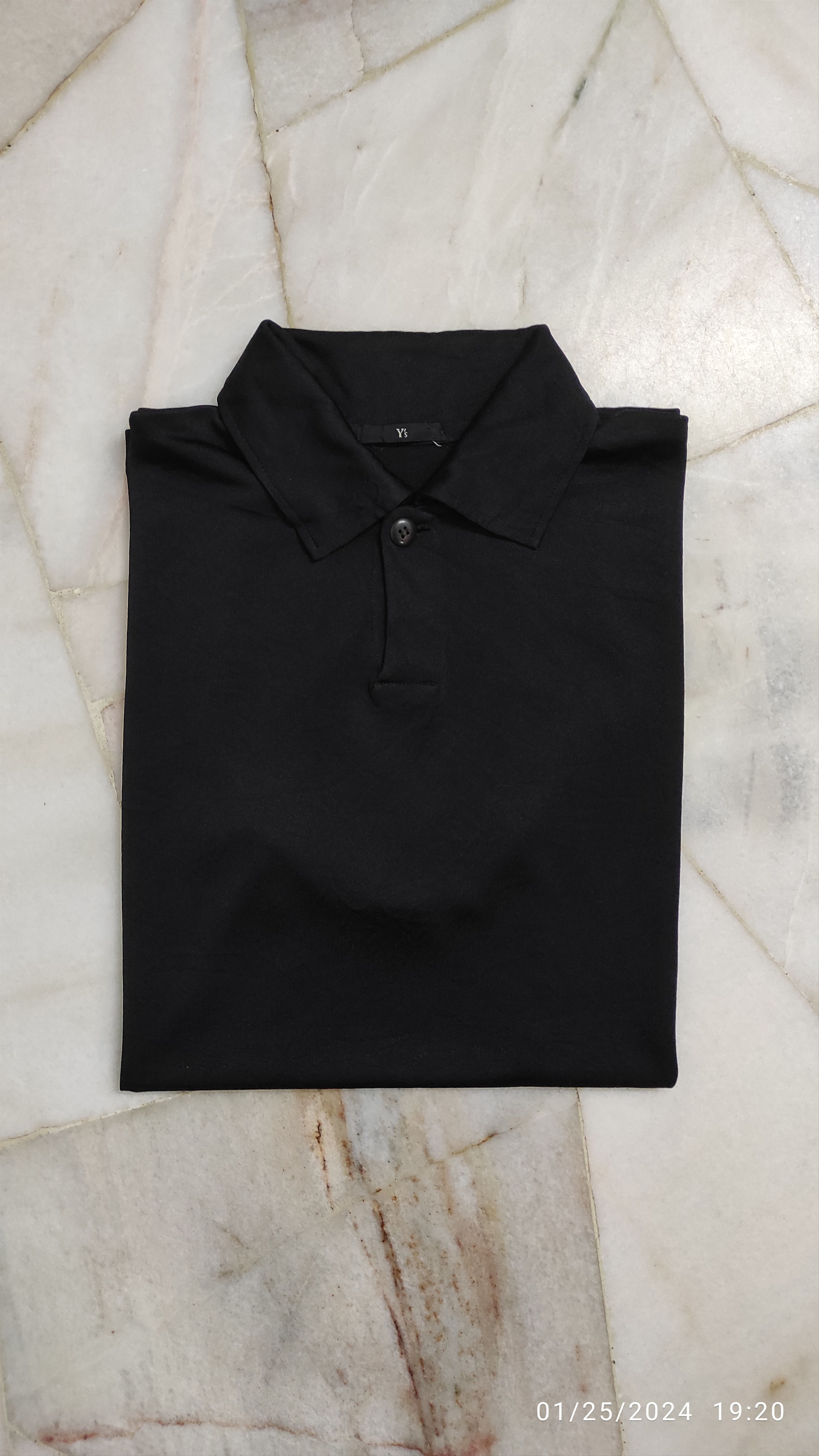 Yohji Yamamoto Archive Y's luxury polos one button shirt Size US S / EU 44-46 / 1 - 11 Thumbnail