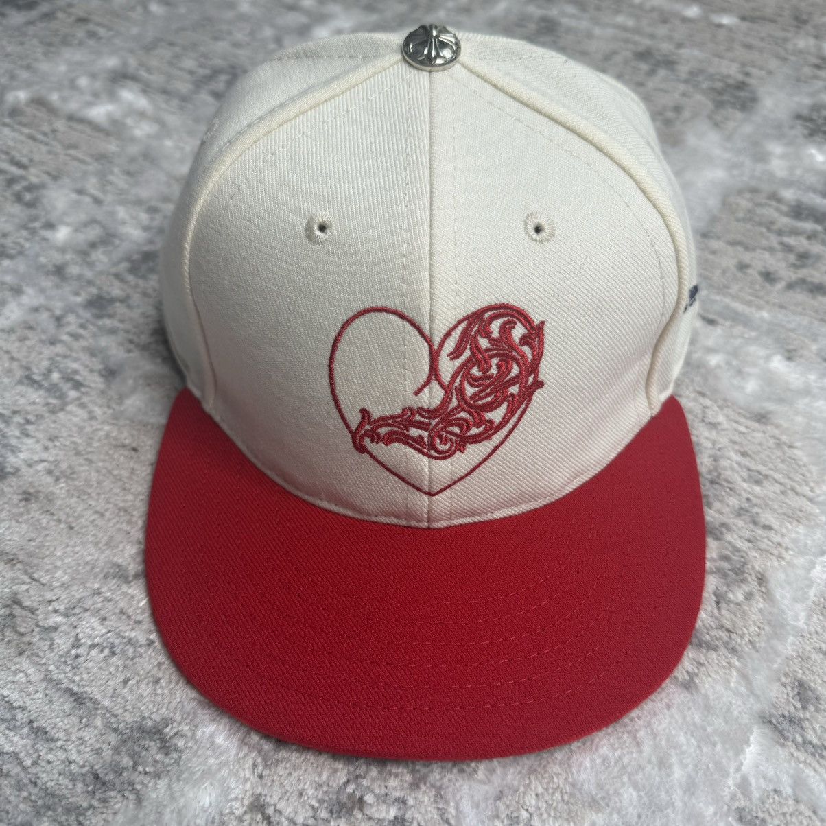 Chrome Hearts Love you heart fitted cap hat Sz- 7 5/8 Size ONE SIZE - 2 Thumbnail