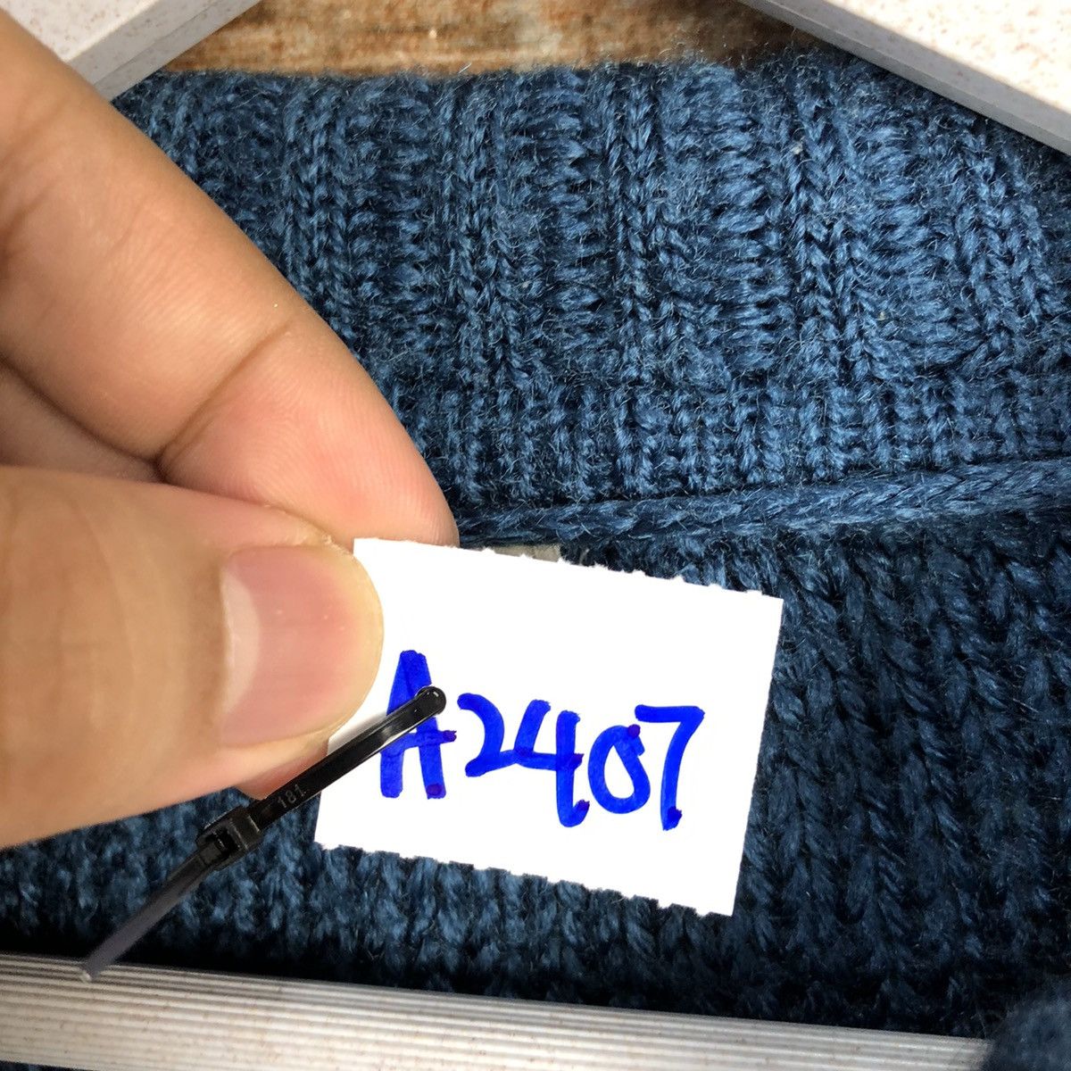 Homespun Knitwear × Japanese Brand Poly Achul Blue Knitwear #A2407 Size M / US 6-8 / IT 42-44 - 9 Thumbnail