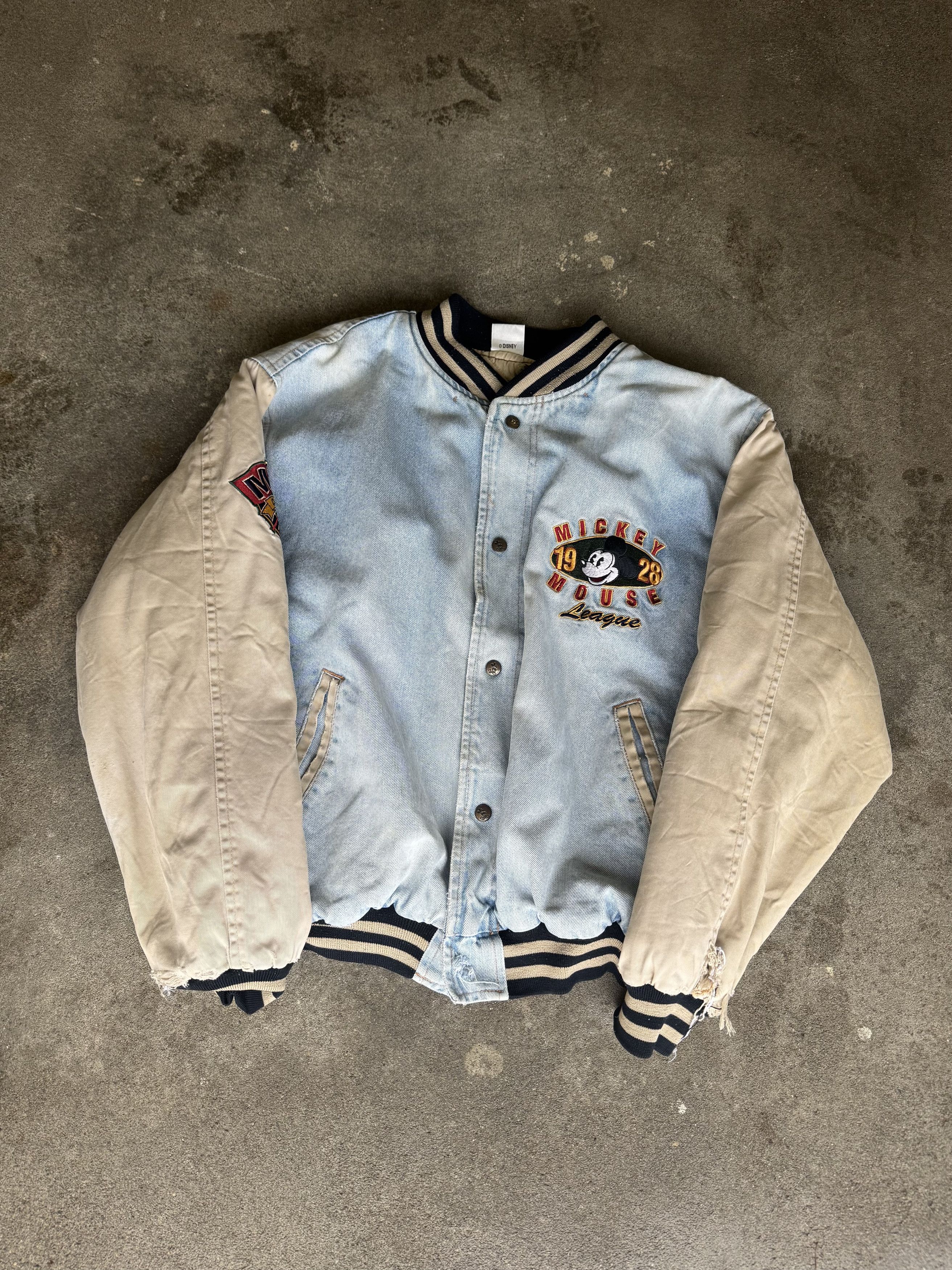 Disney Vintage Disney Mickey Mouse Varsity Jacke Size US M / EU 48-50 / 2 - 1 Thumbnail