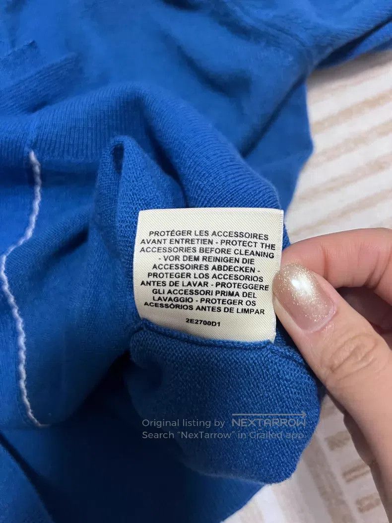 Hermes Hermes Cardigan, blue Size XS / US 0-2 / IT 36-38 - 4 Thumbnail