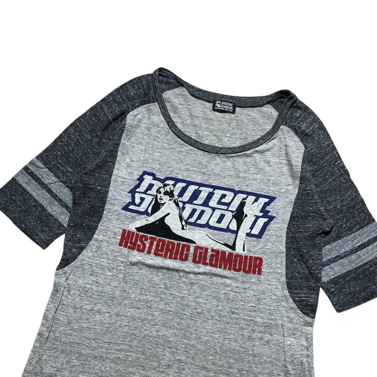 Hysteric Glamour Y2k 2000s Hysteric Glamour Graphic Ringer White Size US M / EU 48-50 / 2 - 3 Thumbnail